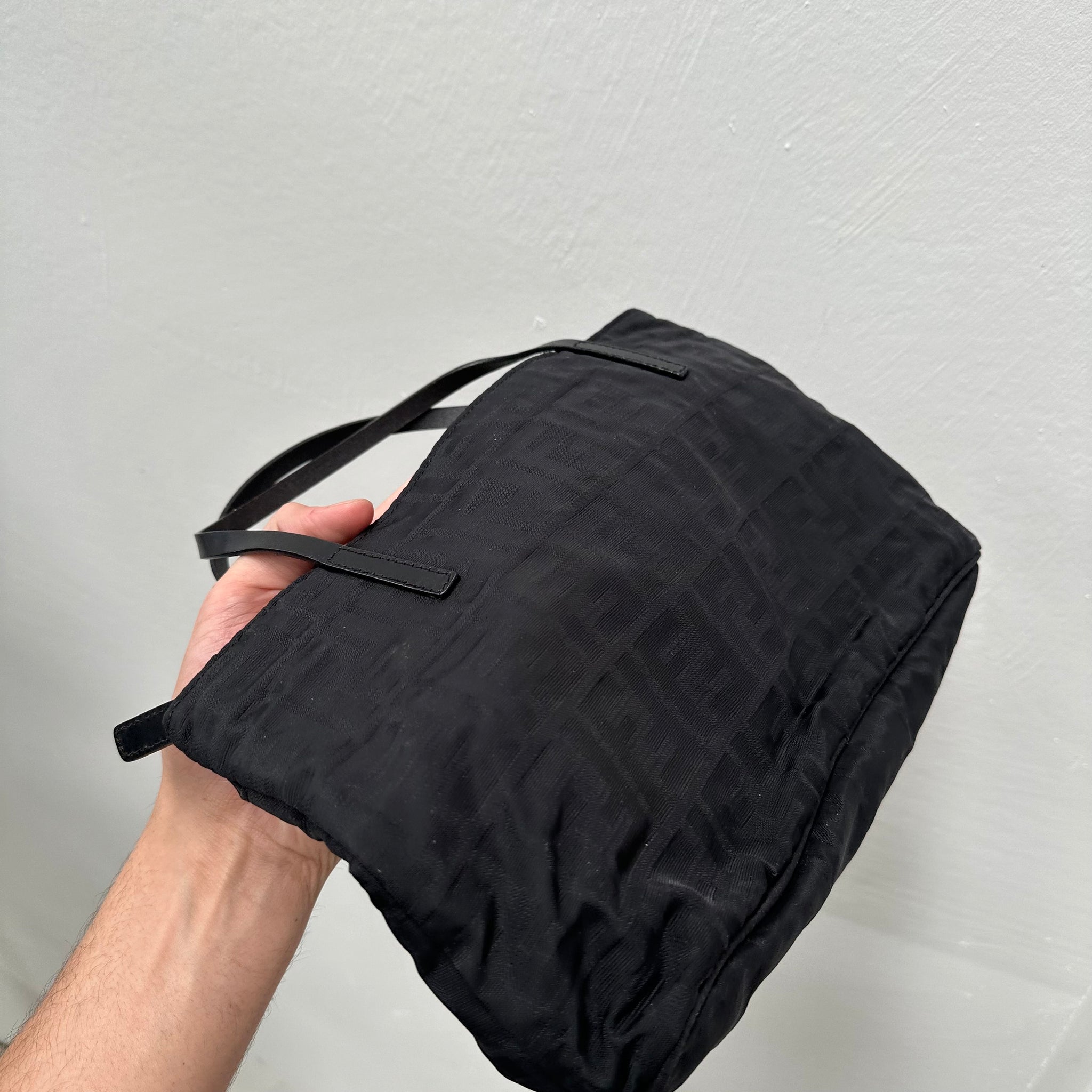 Fendi FF Zucca Tote Bag Black