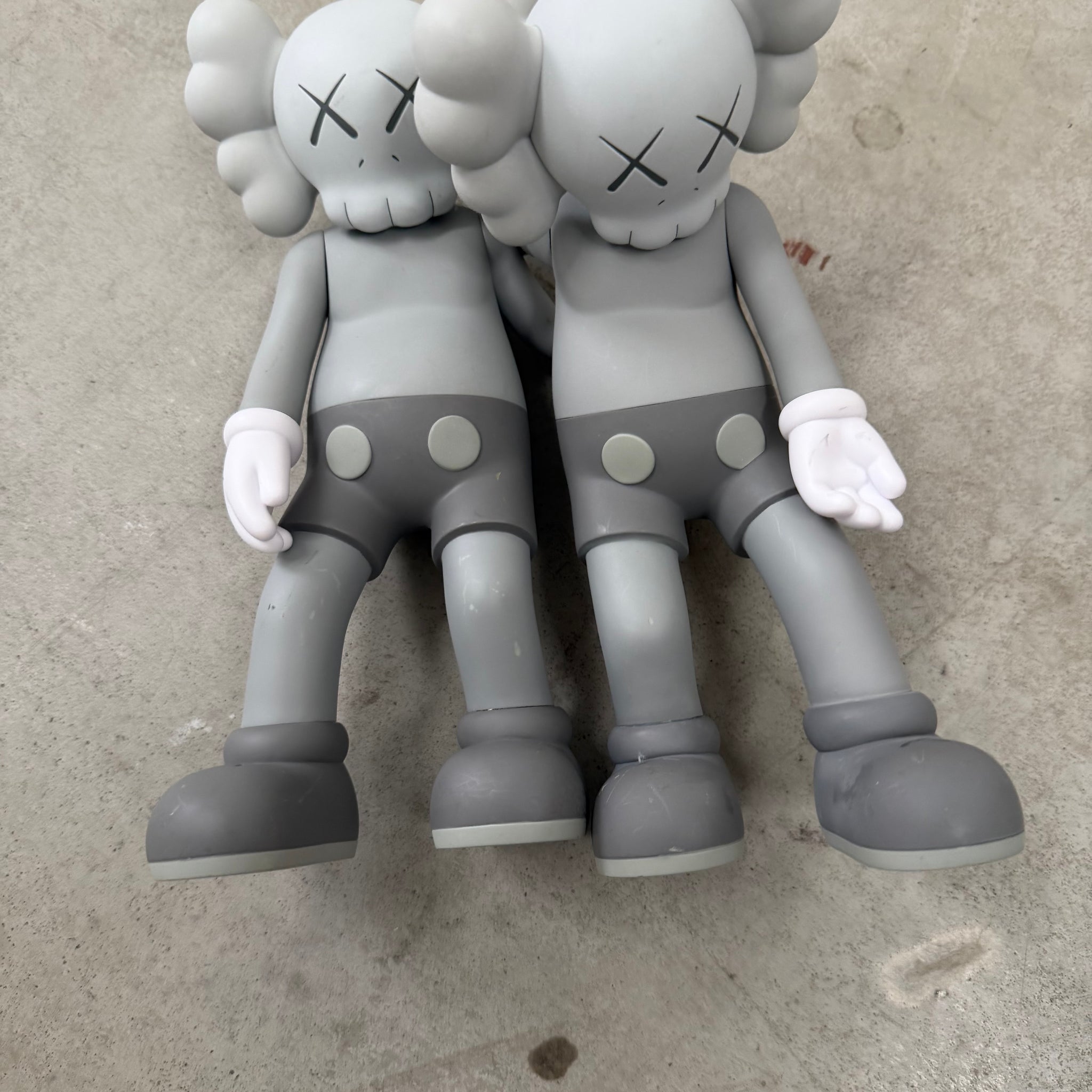 Kaws Along the Way Vinyl Figure Grey