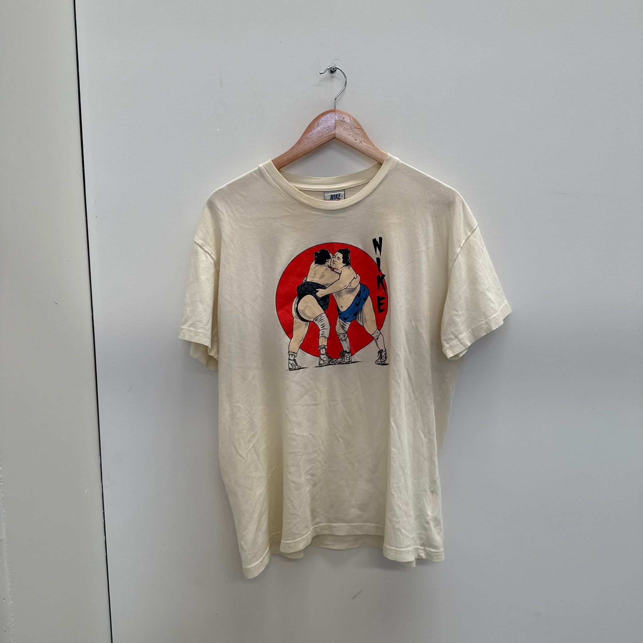 Vintage Nike Sumo Graphic Print Limited Issue T Shirt (Size XL)