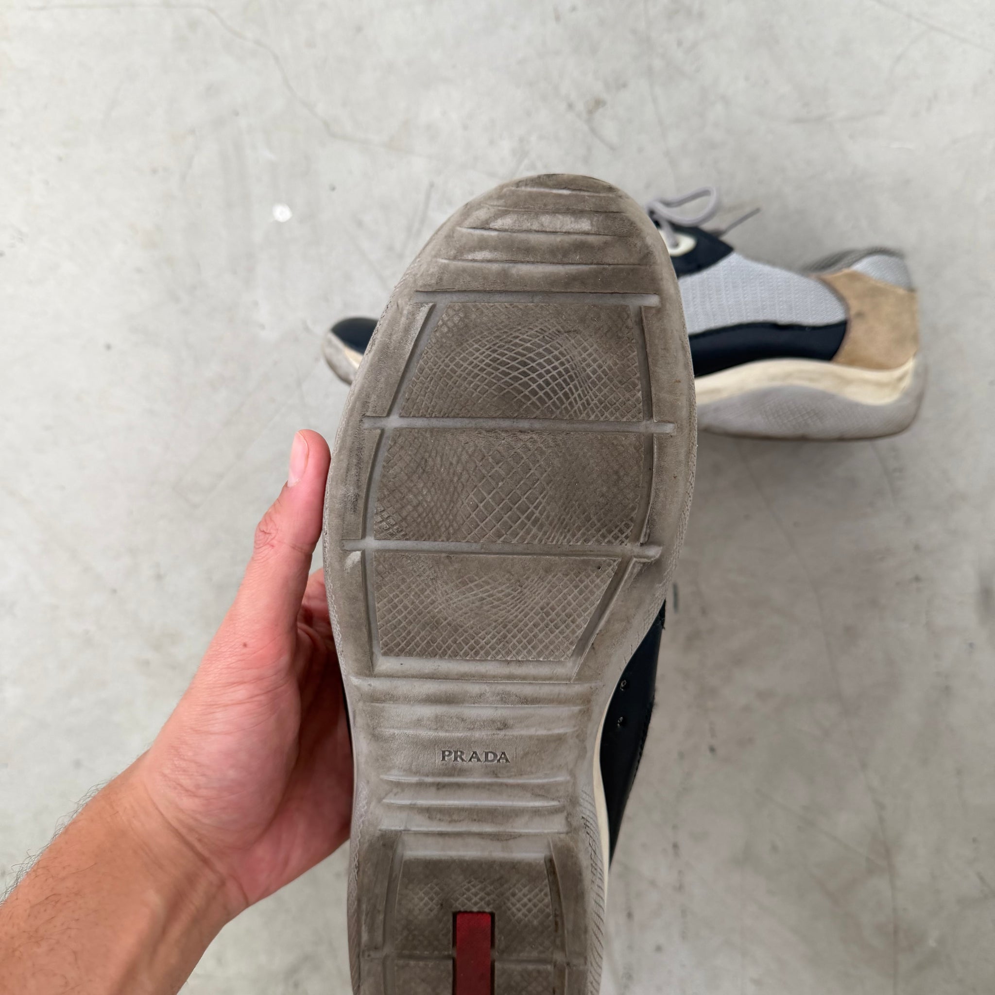 Prada Vintage America’s Cup Sneakers (fits US11-11.5)