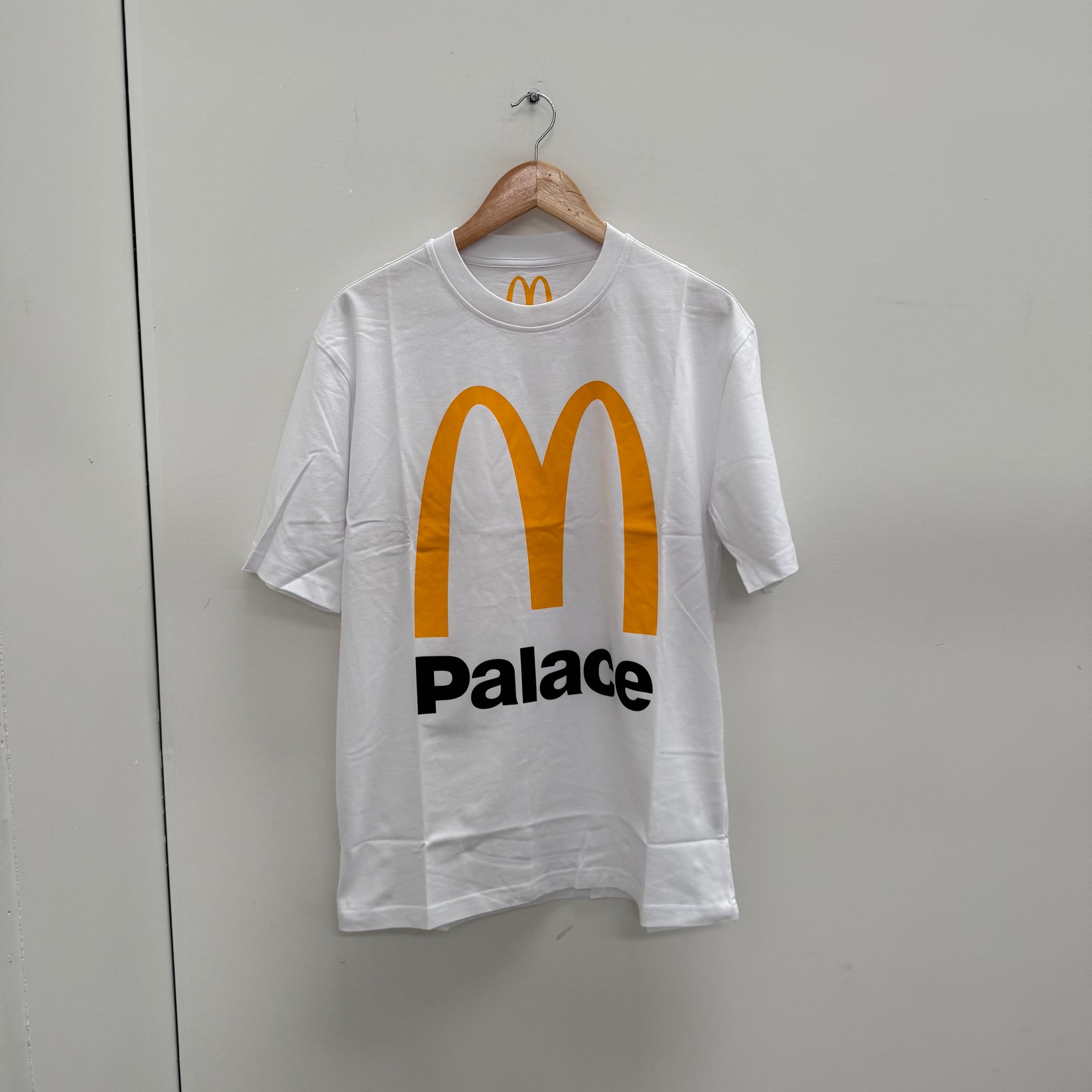 Palace x McDonald's Logo White T Shirt