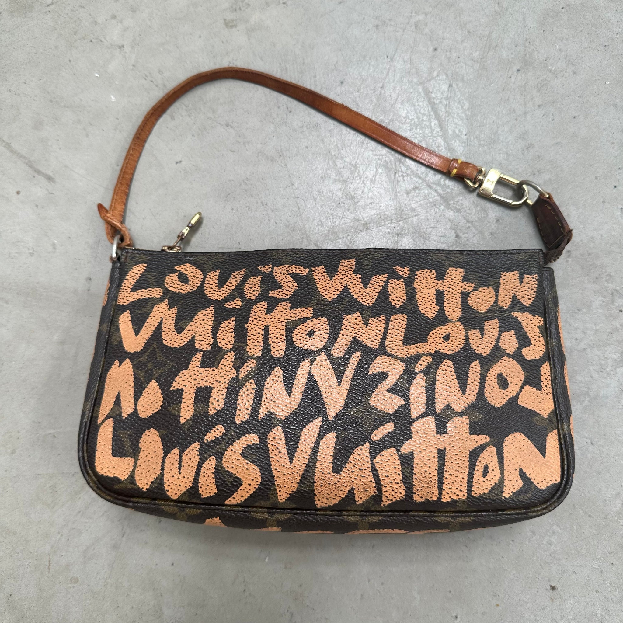 Louis Vuitton X Stephen Sprouse Graffiti Monogram Pochette Bag