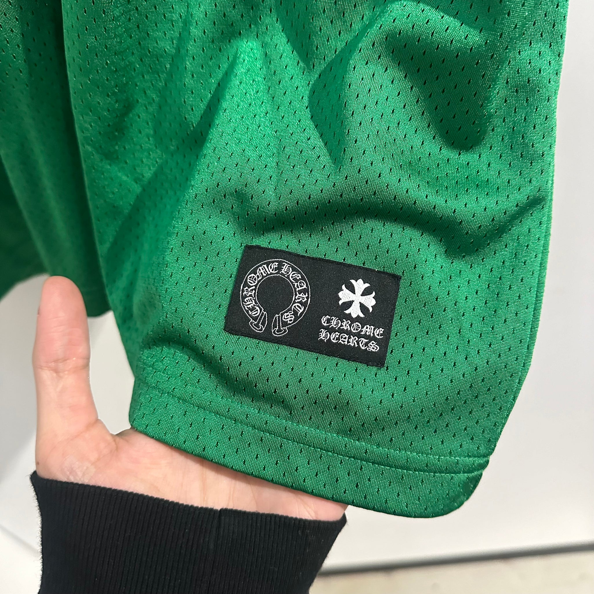 Chrome Hearts Stadium Mesh Green Tshirt Jersey (Size L)