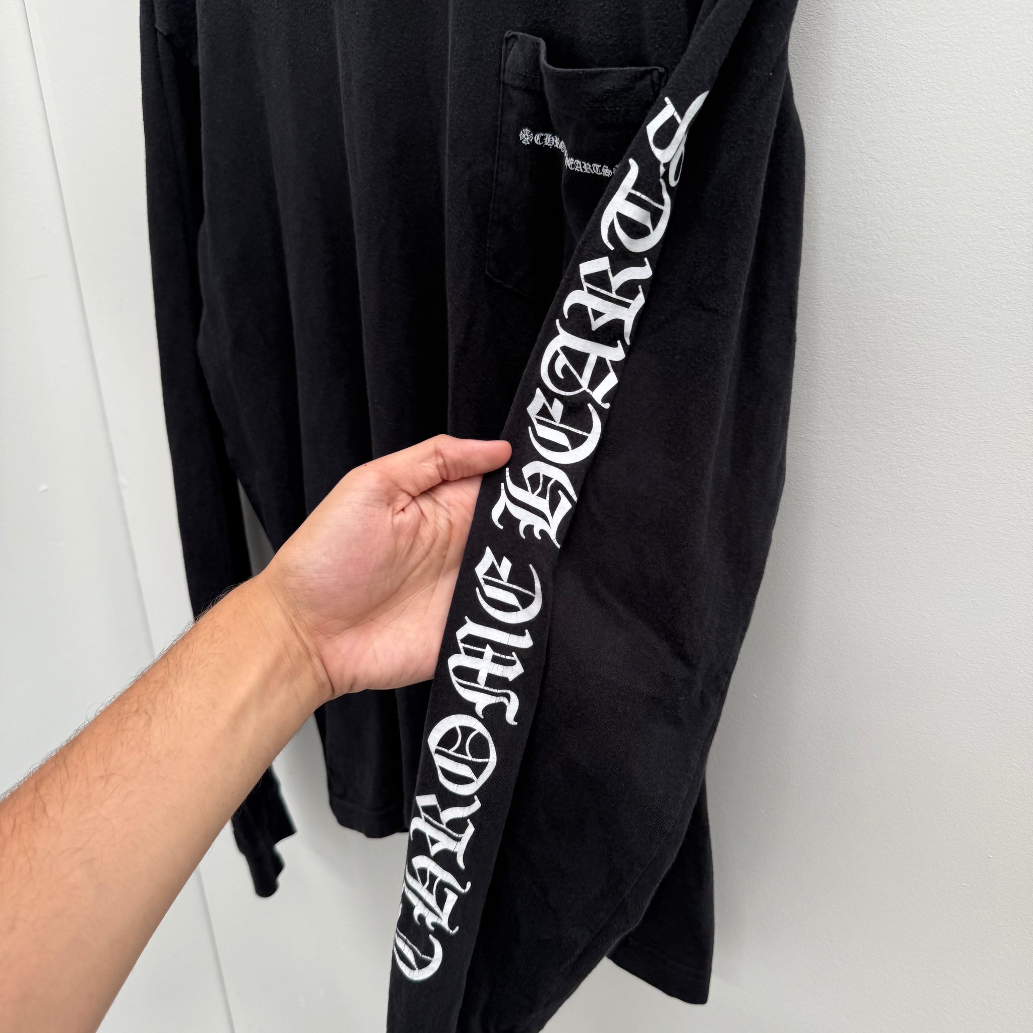 Chrome Hearts Black Logo Longsleeve (Size XL)