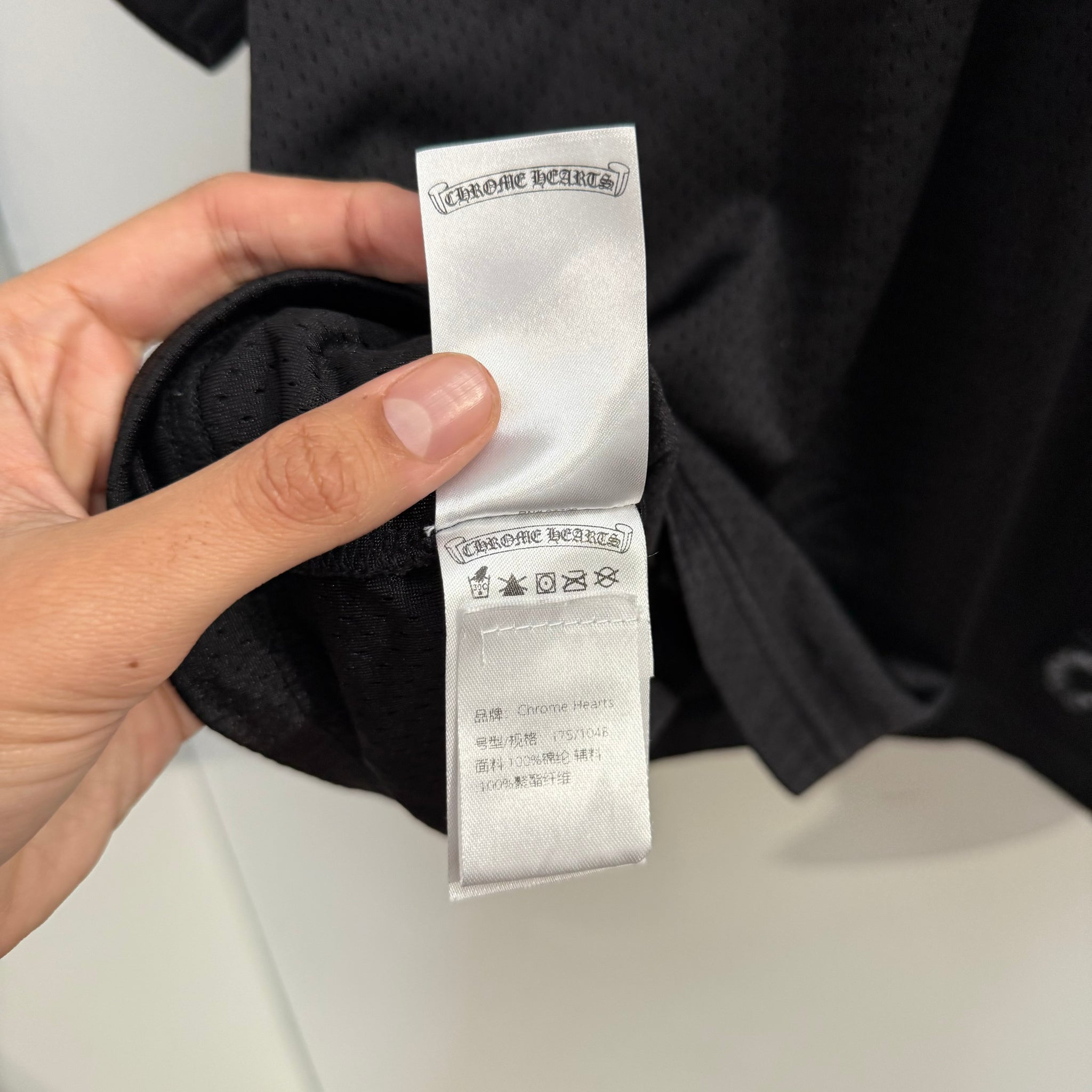 Chrome Hearts Mesh Black Jersey (Size L)