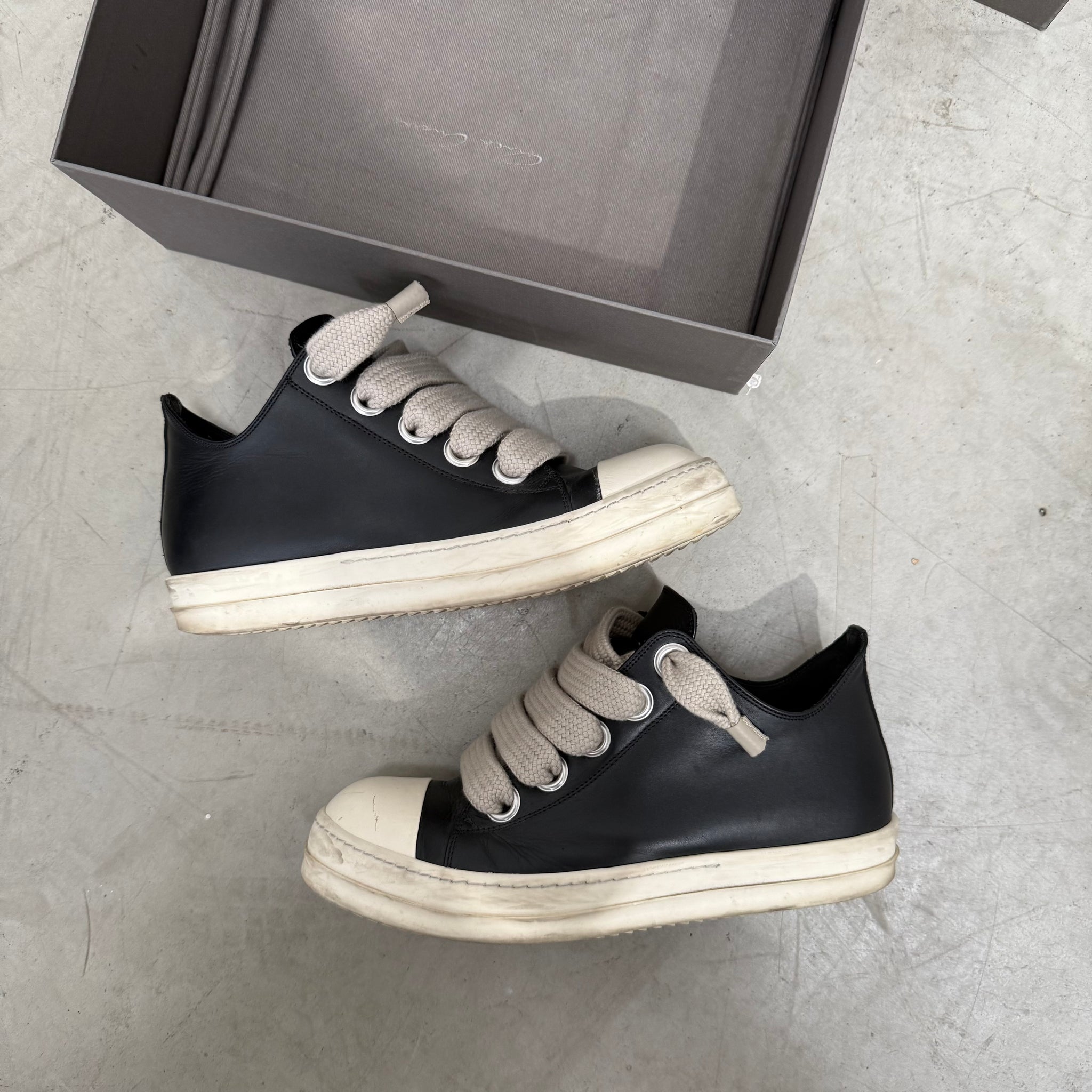 Rick Owens Jumbo Lace Ramone Low EU44