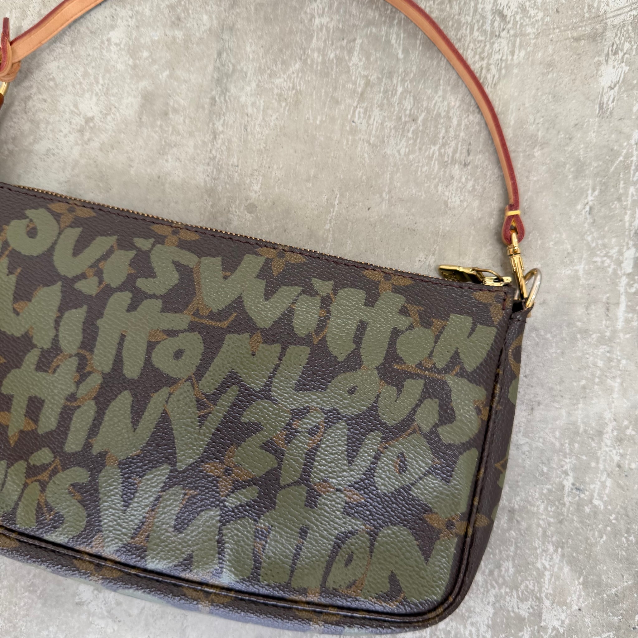 Louis Vuitton X Stephen Sprouse Graffiti Monogram Pochette Bag