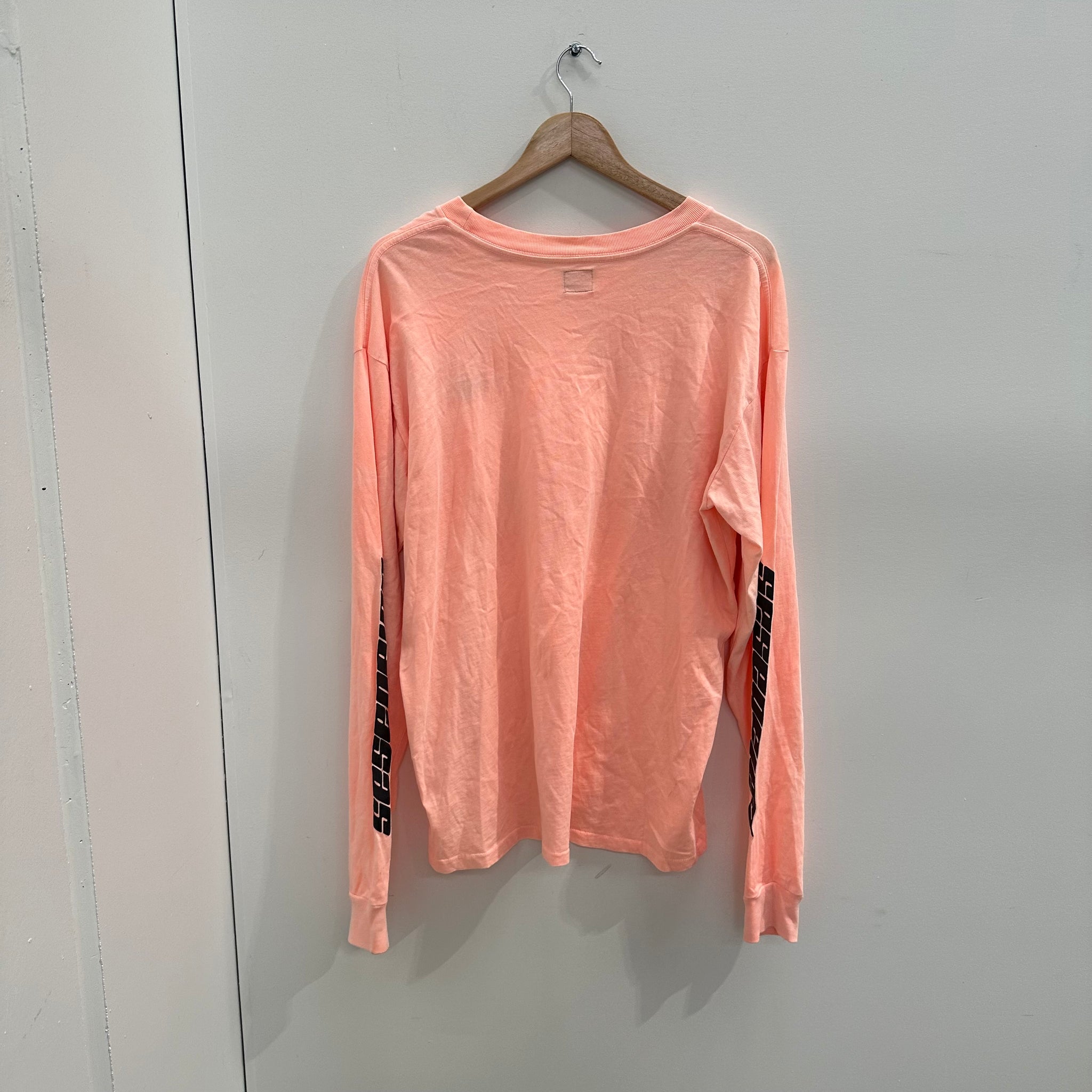 Yeezy Calabasas Neon Orange Long Sleeve Tshirt (Size M)