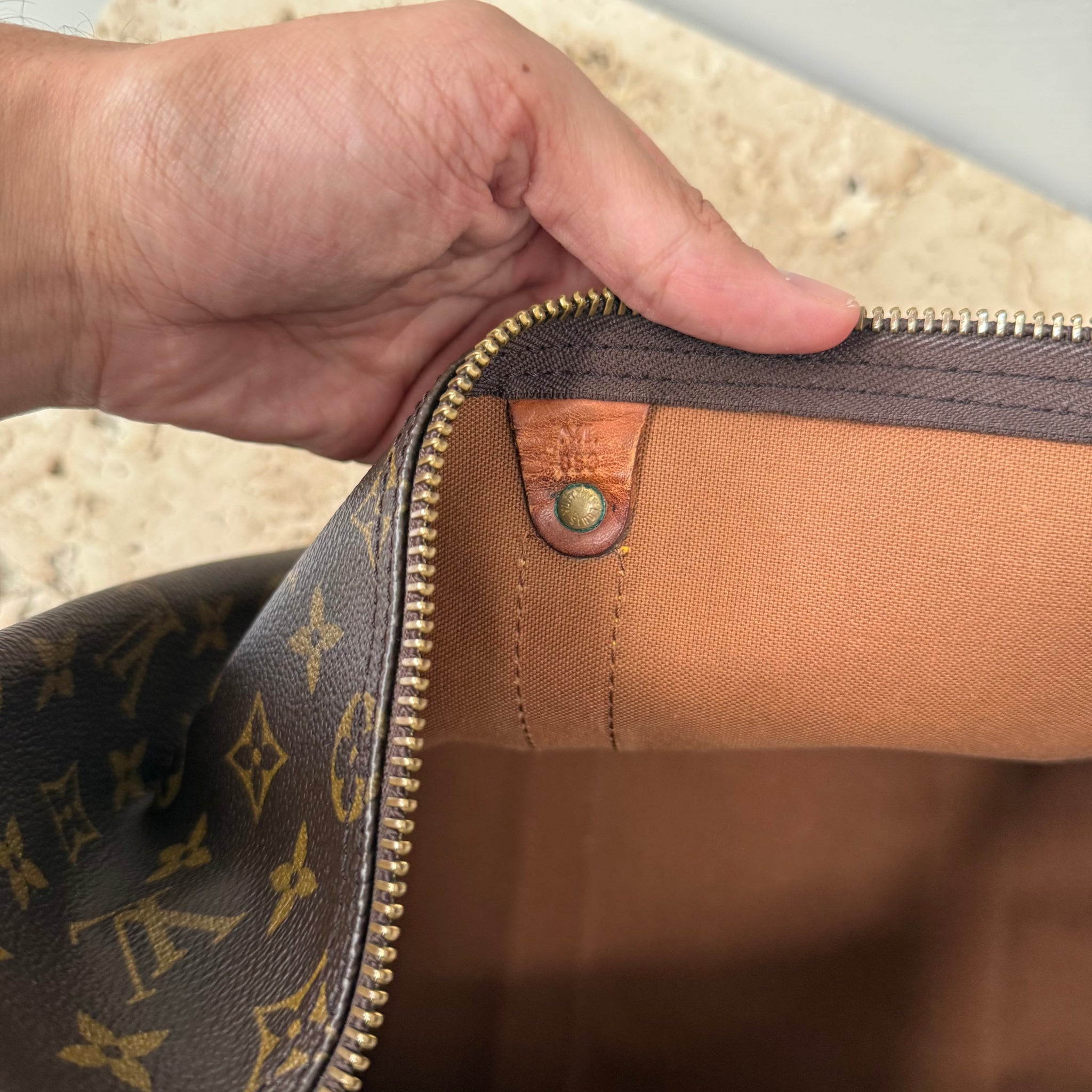 Louis Vuitton Monogram Keepall 50 Duffle Bag