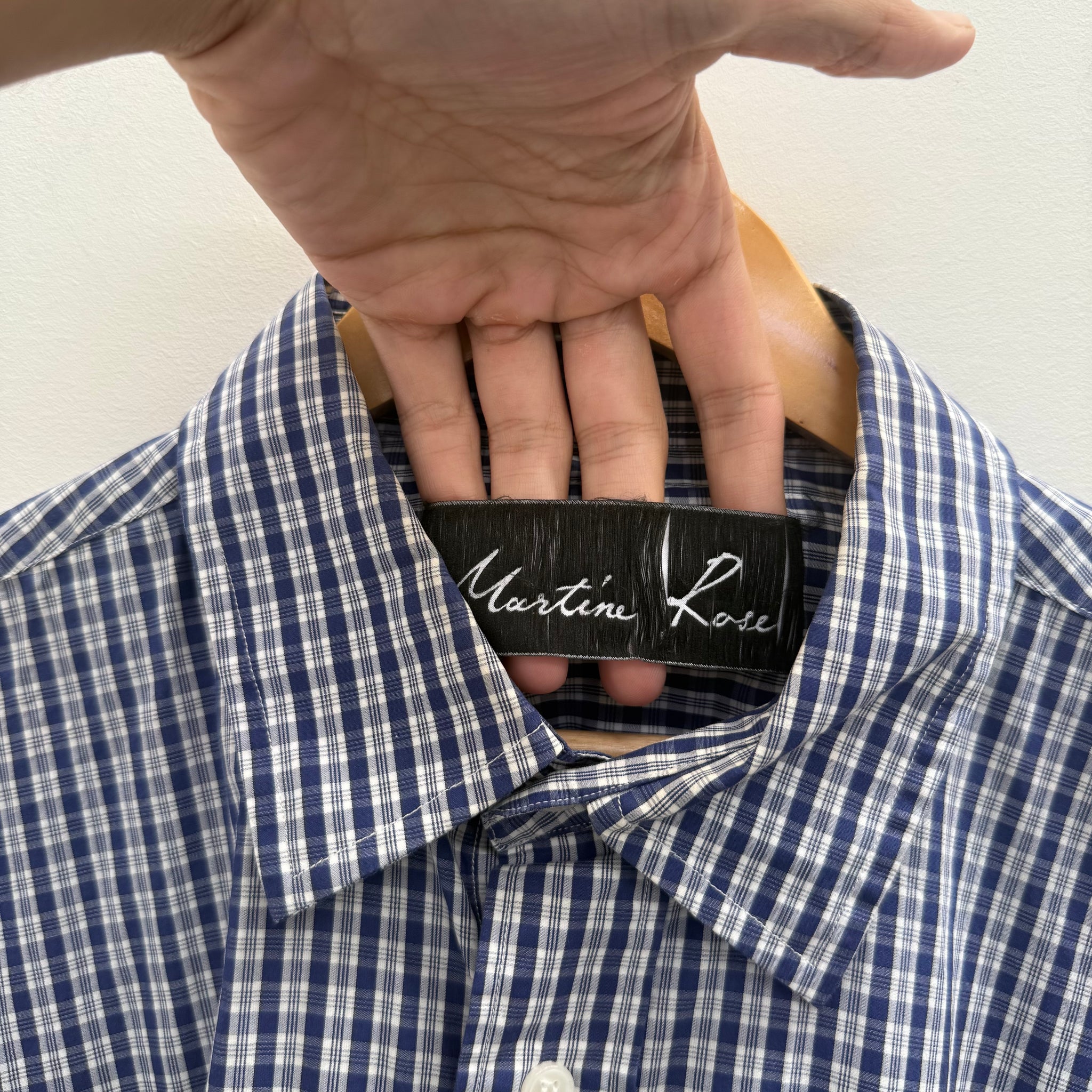 Martine Rose FW18 Boyfriend Utopia Logo Button Shirt (fits L-XL)