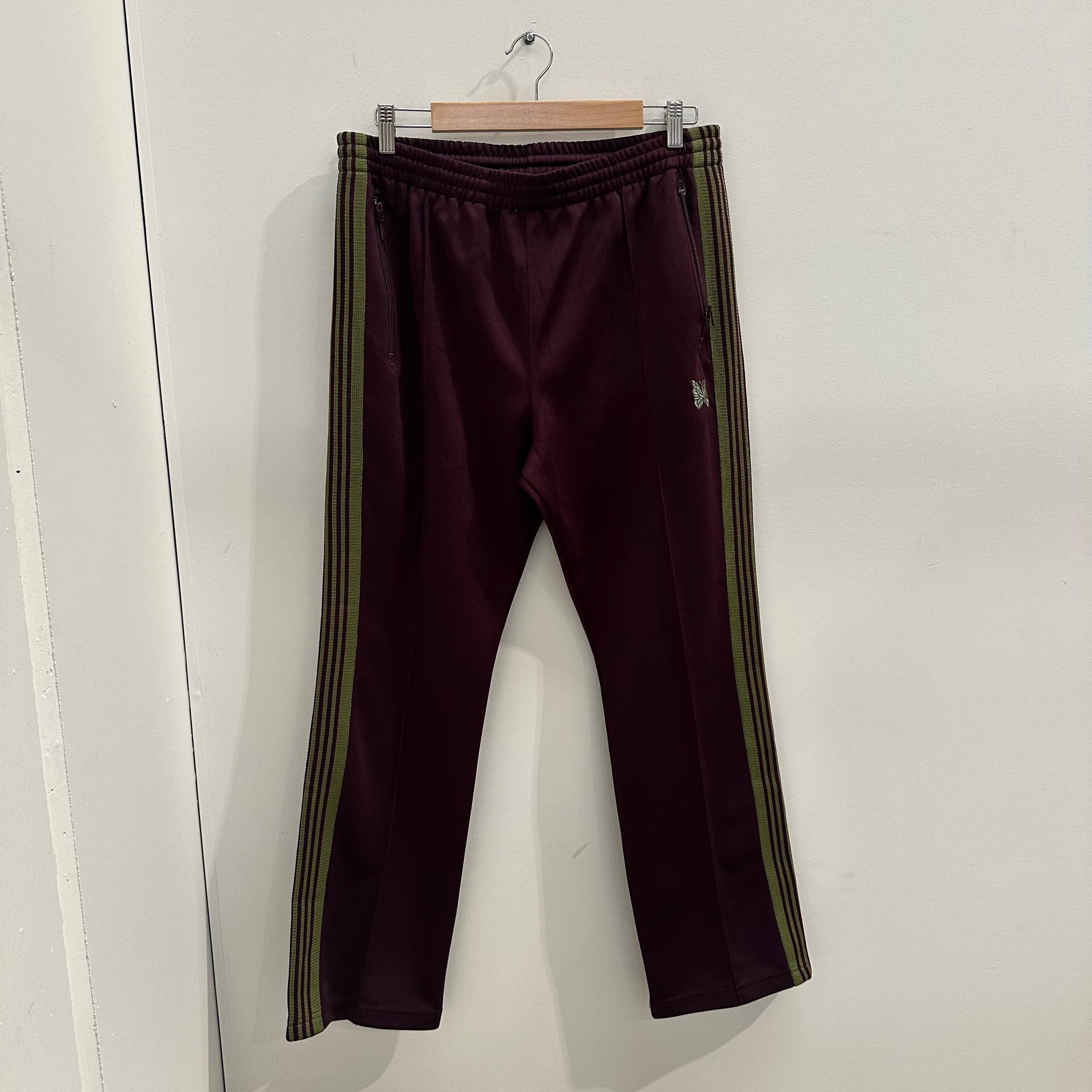 Needles track pants maroon online