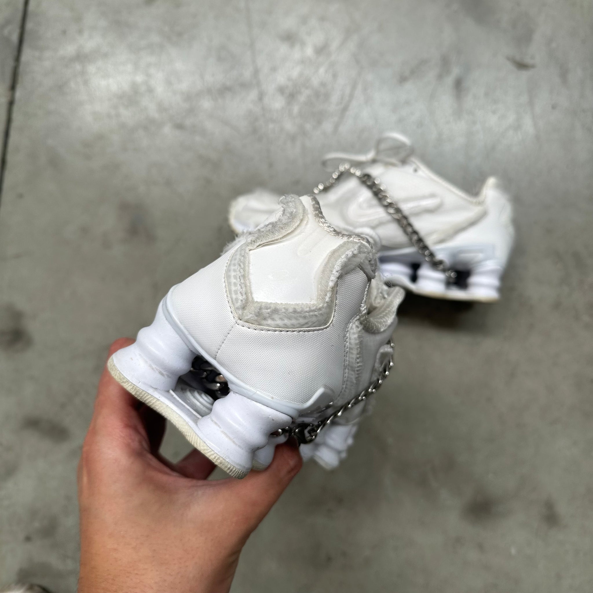 Nike Shox TL Comme des Garcons White ( 6 Women's)
