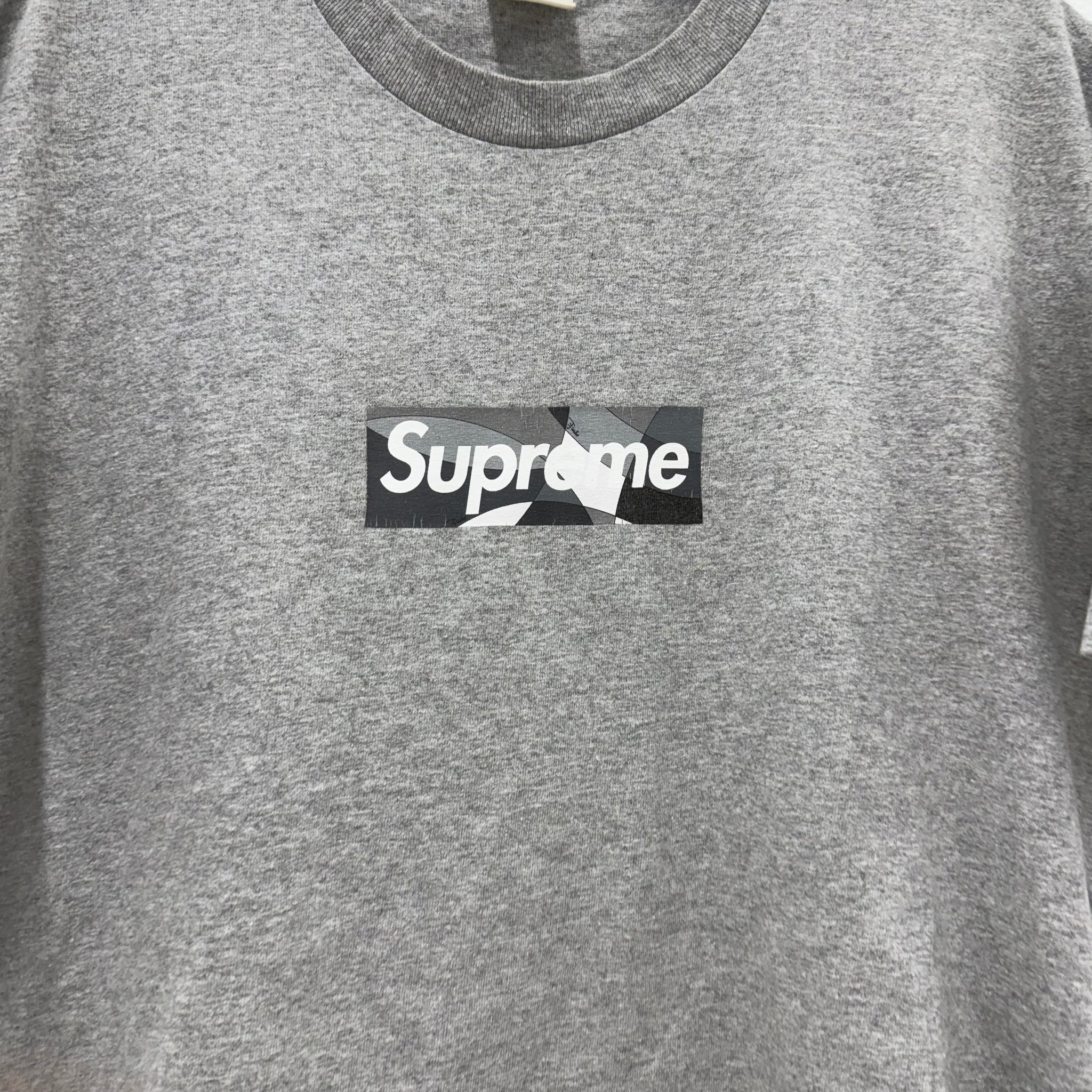 Supreme Emilio Pucci Box Logo Tee Grey Size L