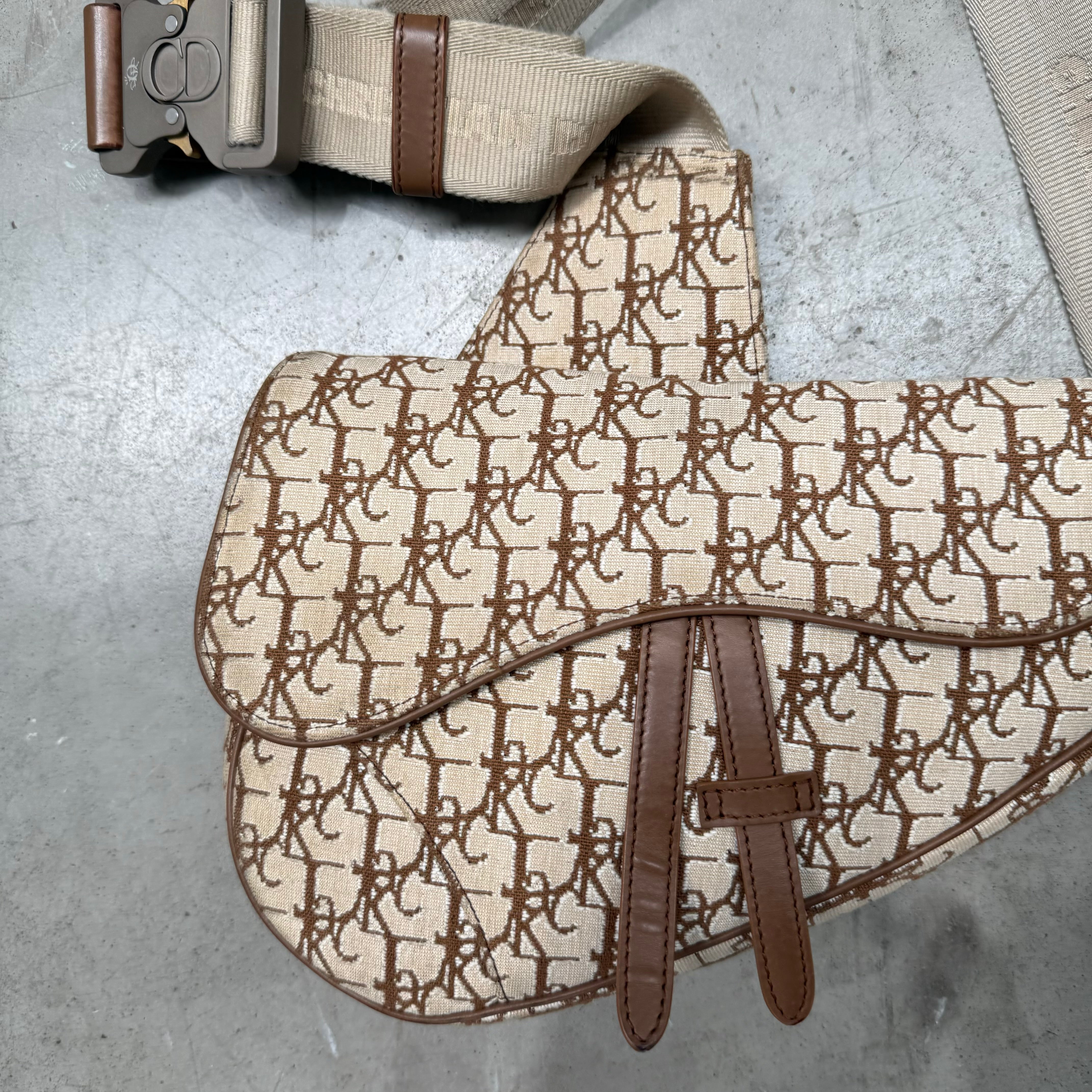 Dior x Cactus Jack Travis Scott Oblique Jacquard Saddle Bag 