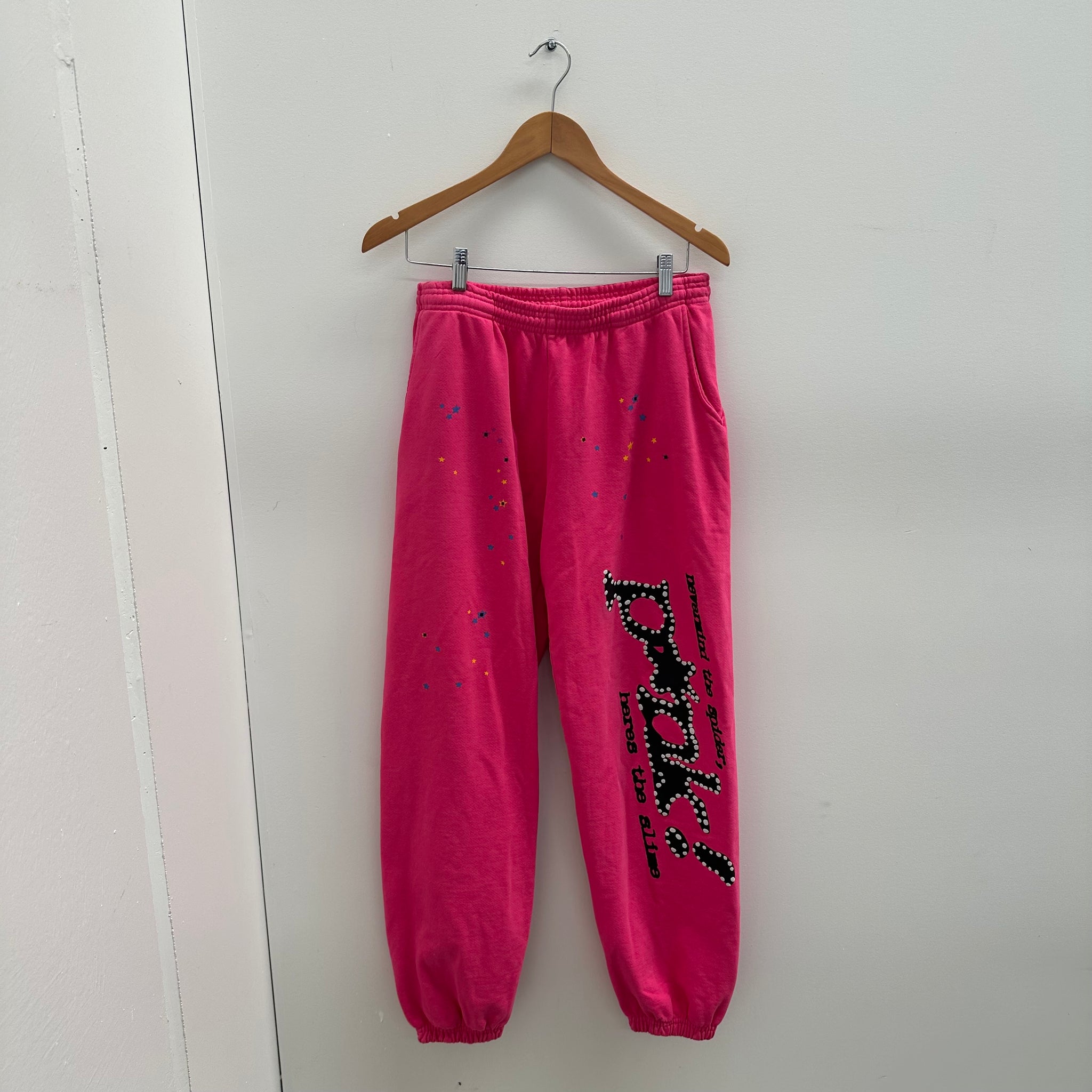 Sp5der P*NK Sweatpants Pink (Size L)
