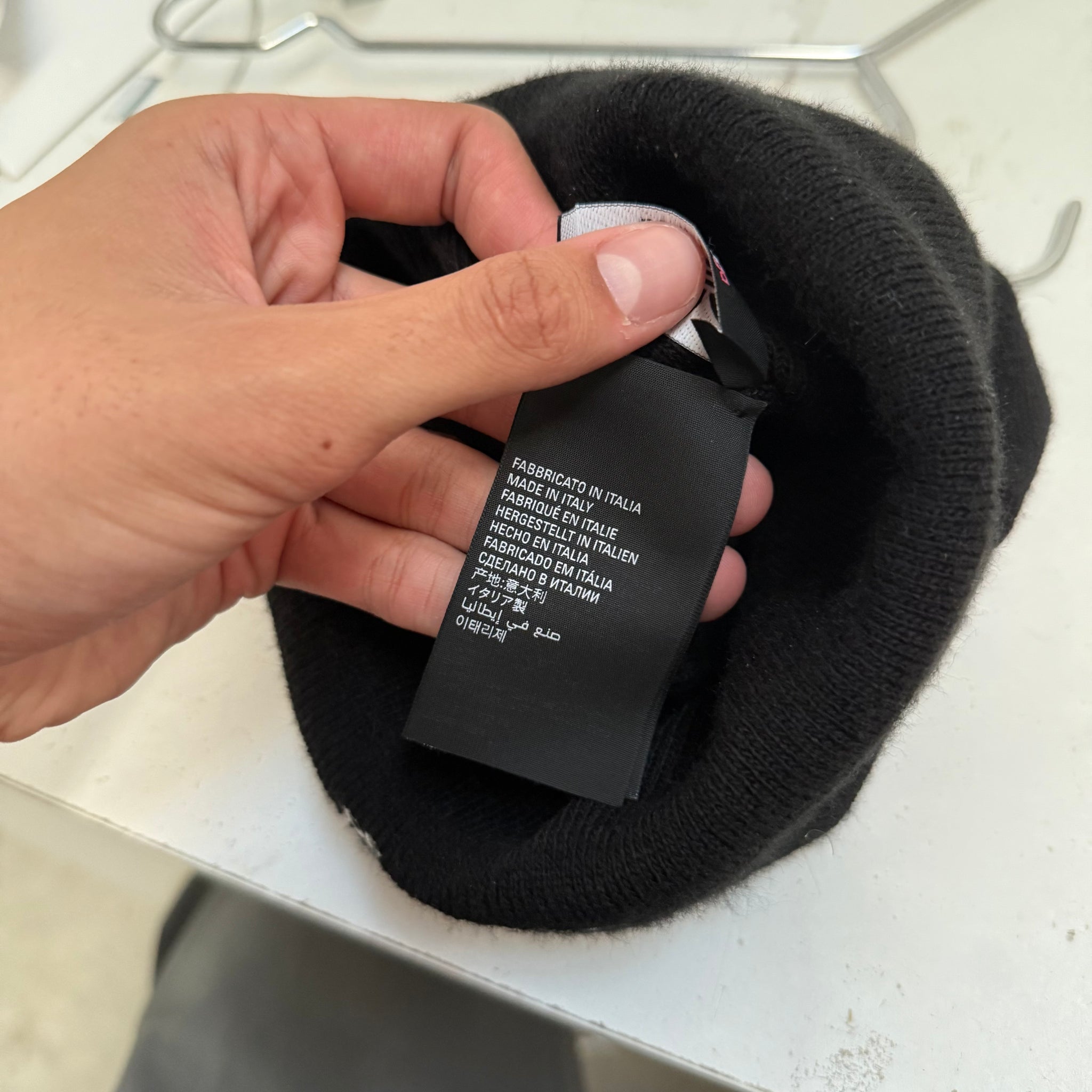 Balenciaga x Adidas Black Beanie