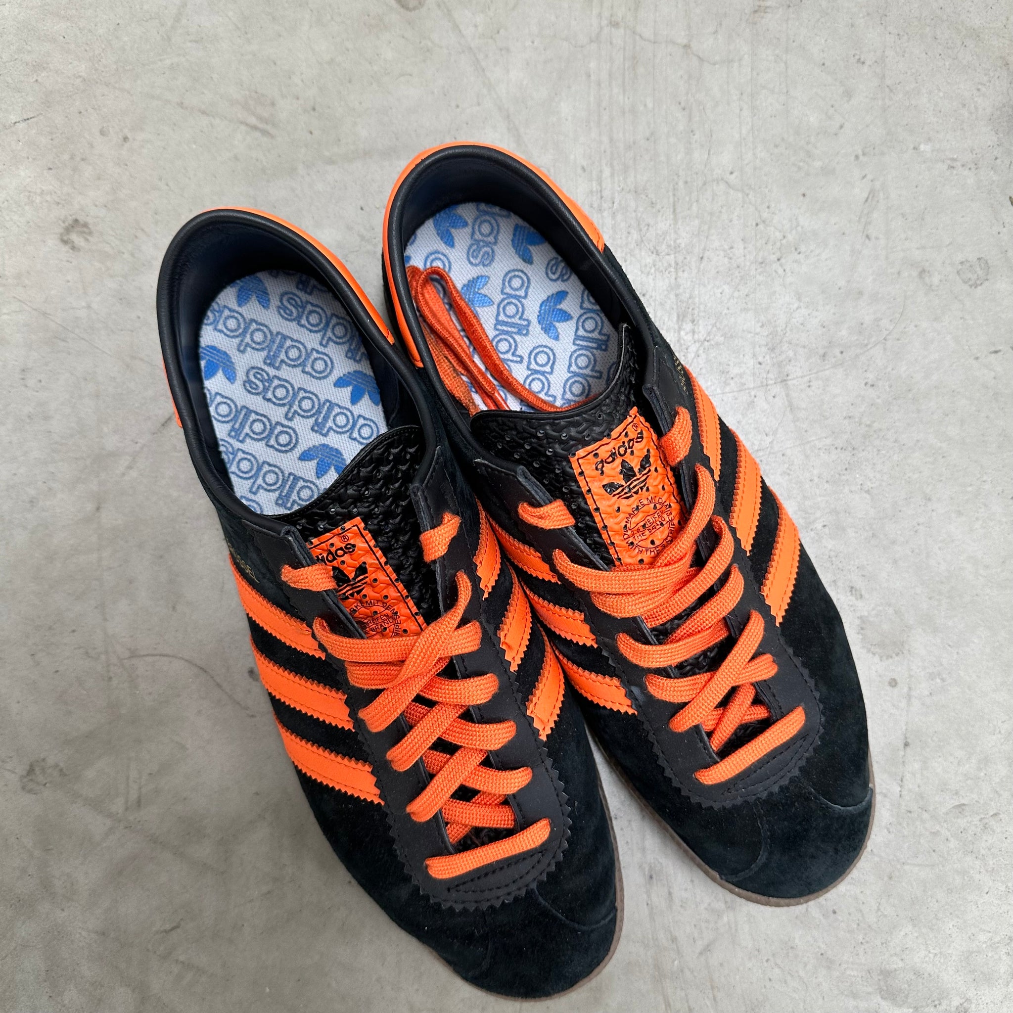 Adidas Brussels Black Orange US10 Curated by Charbel