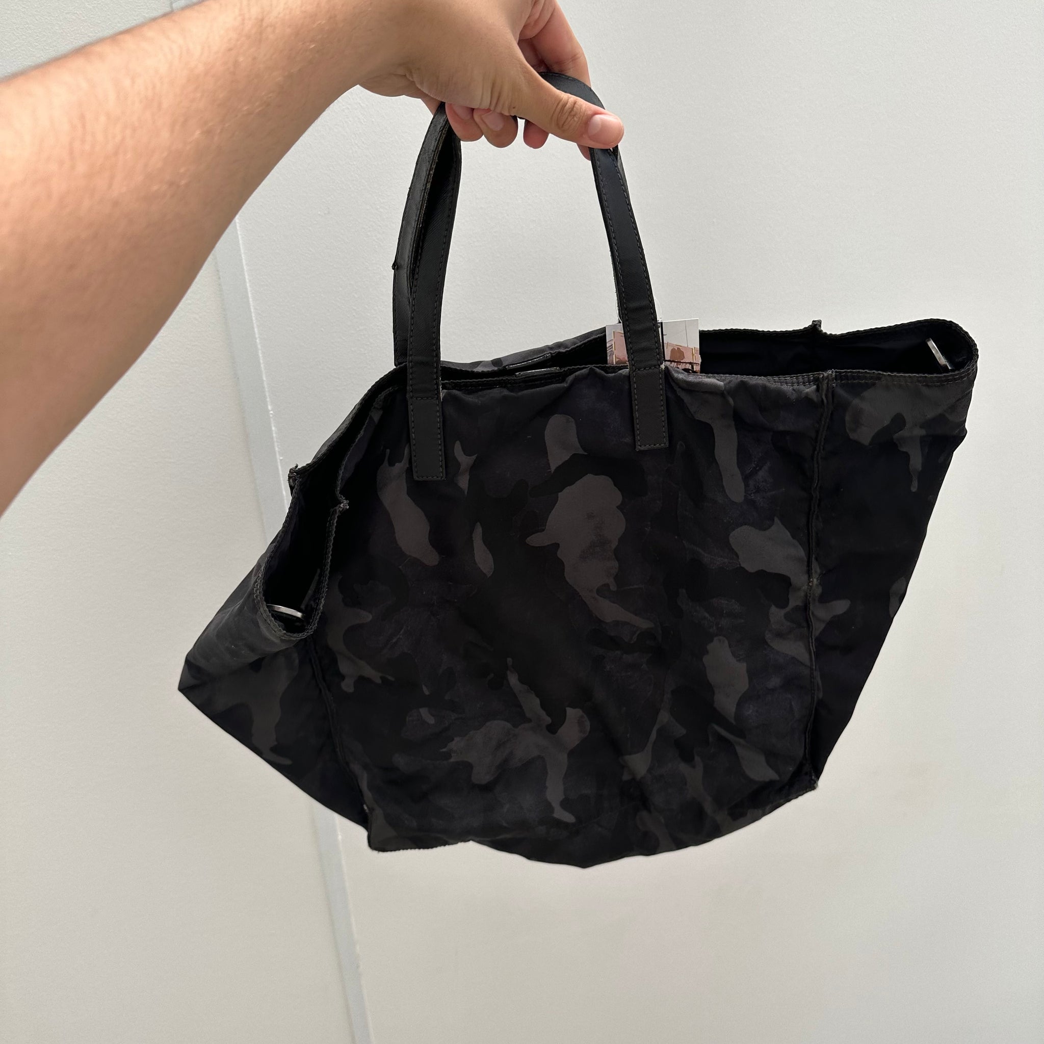 Prada Tessuto Camouflage Tote Bag
