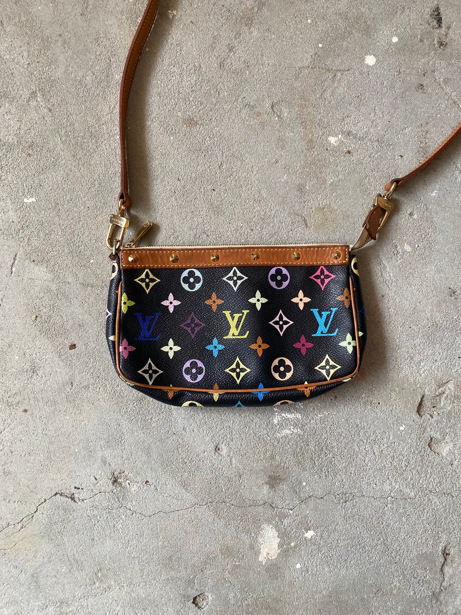 Louis Vuitton Takashi Murakami Pochette Multicolour/Black