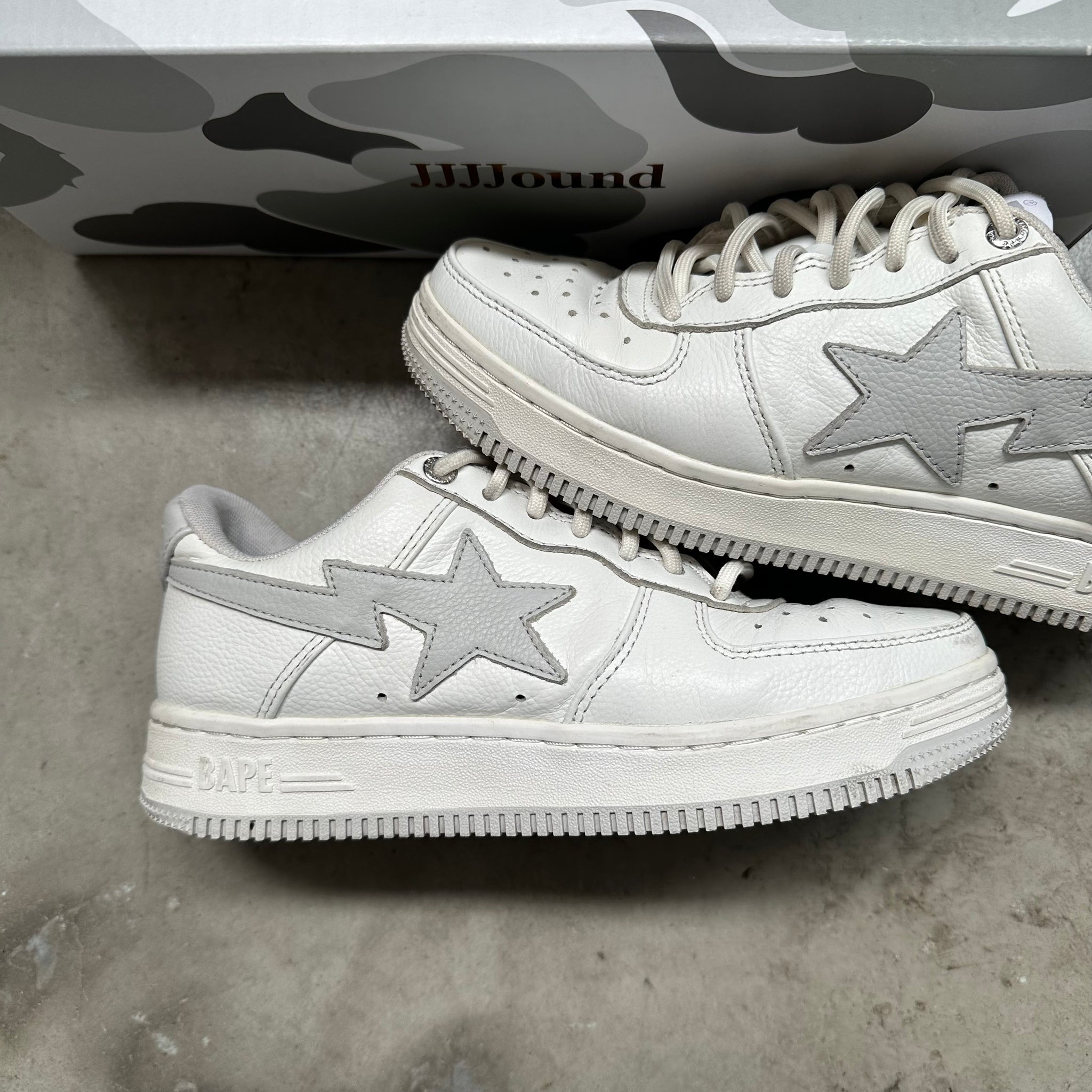 JJJJound x Bapesta 'White' US5