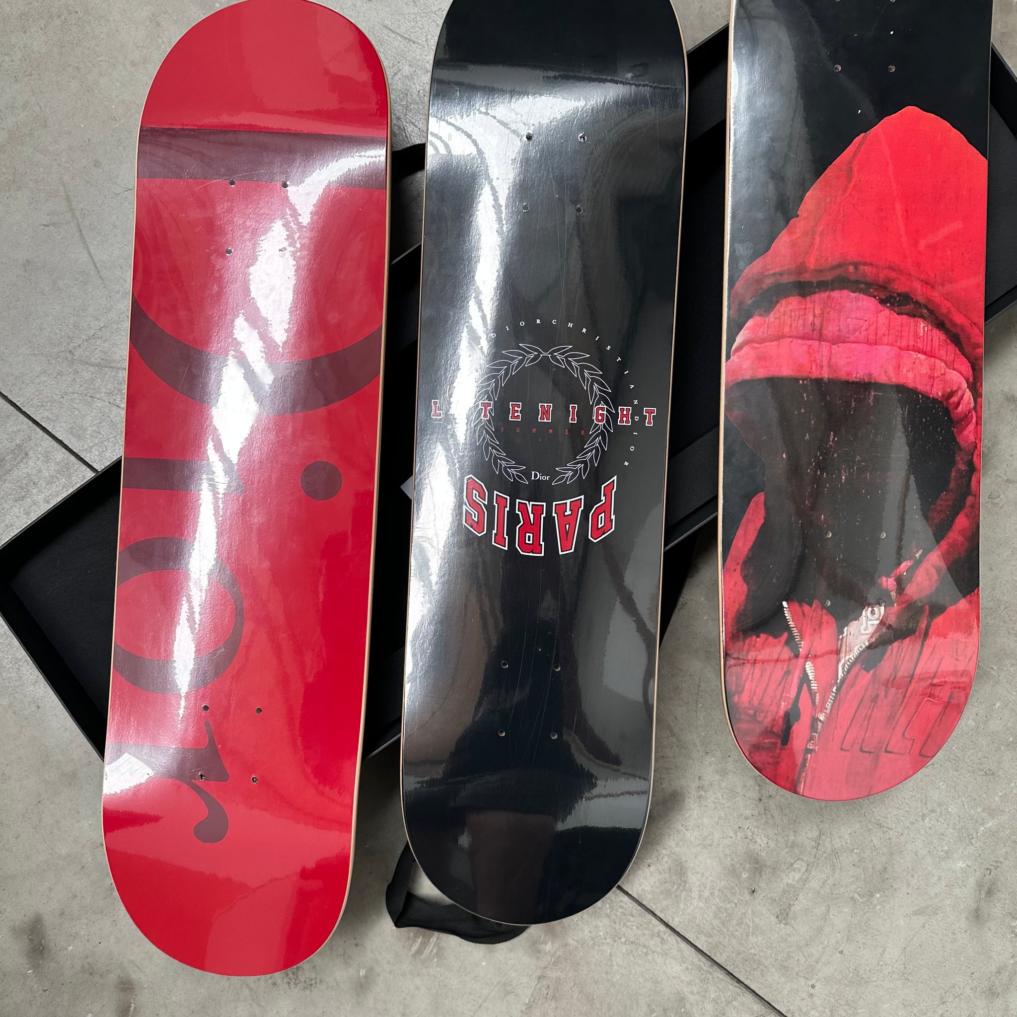 Dior Homme x François Bard Skateboard Decks (Set of 3)