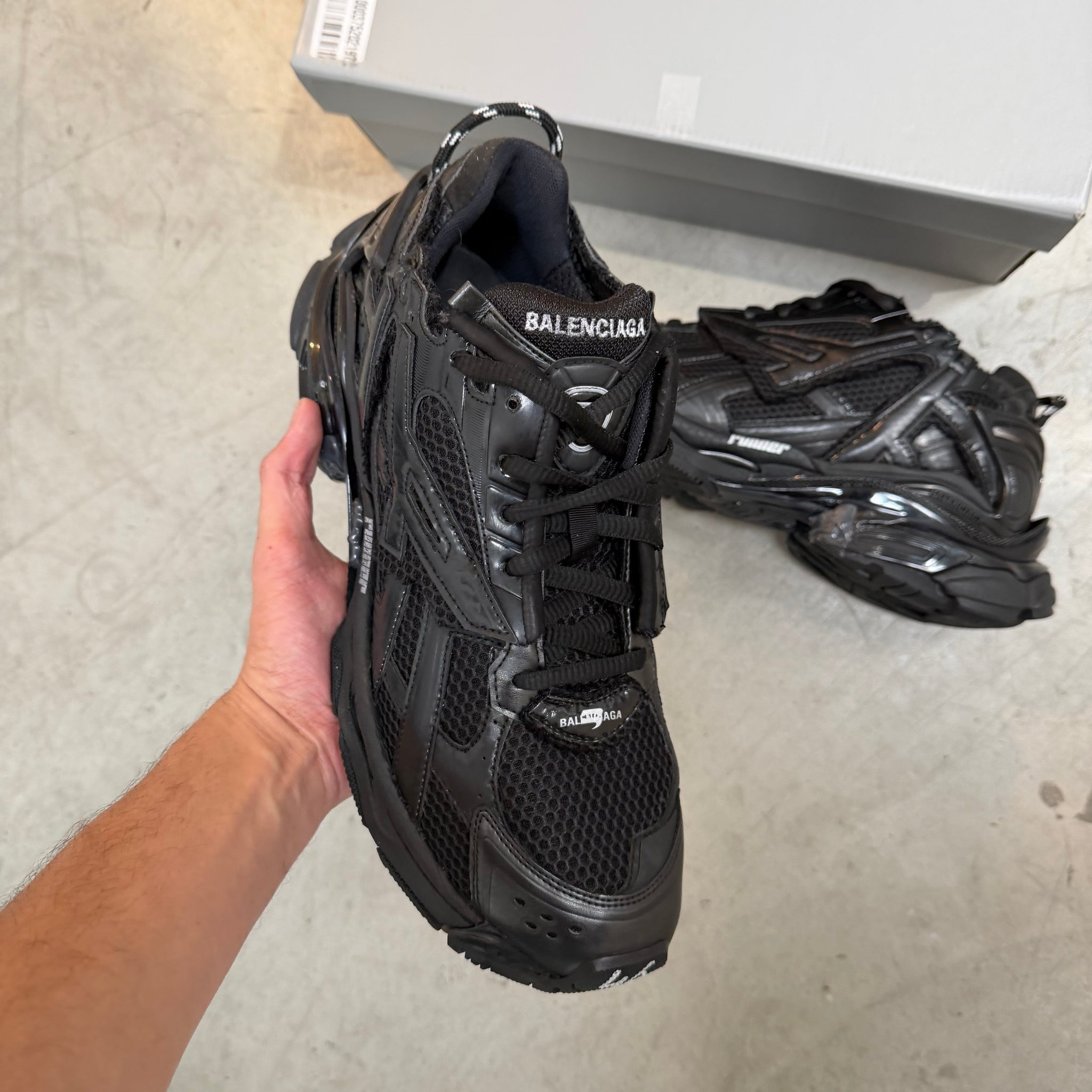 Balenciaga Black Runner Sneaker (EU46/US13)