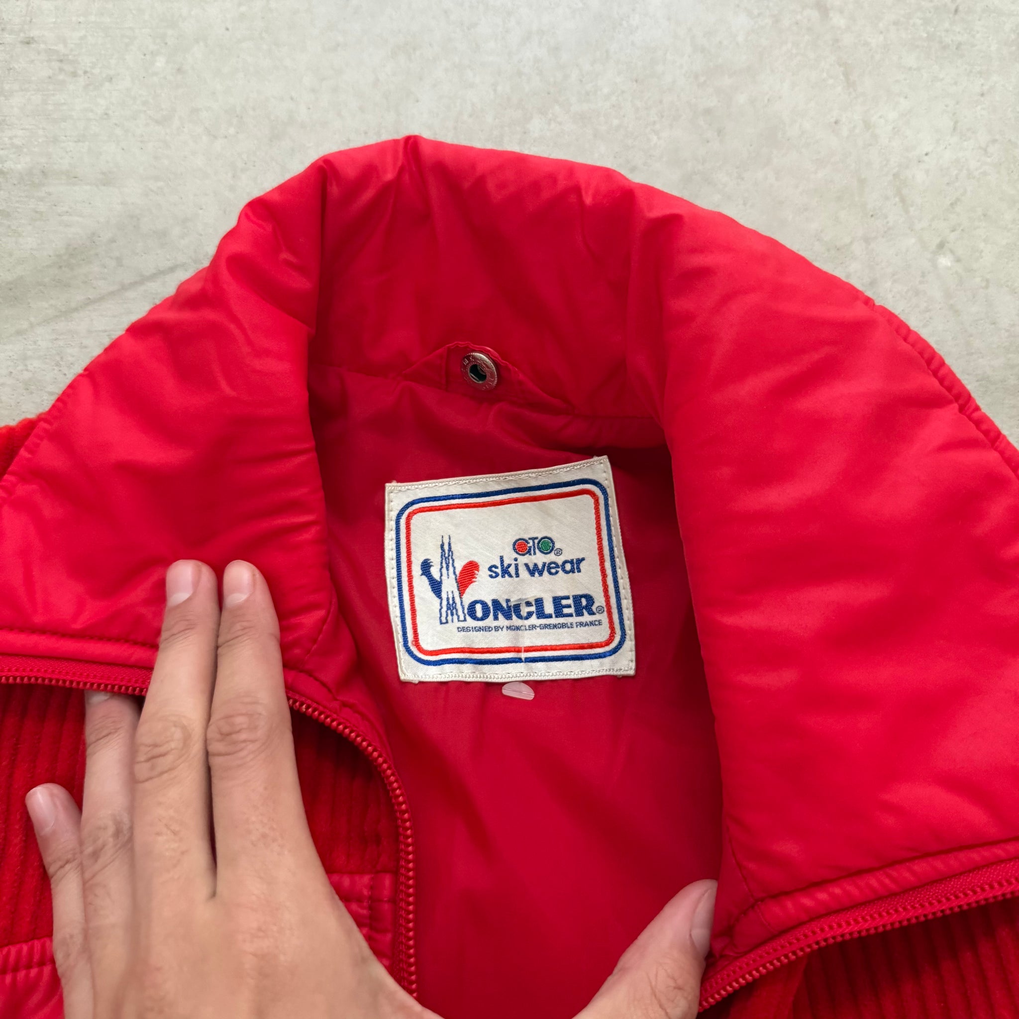 Moncler Vintage Red Ski Jacket (Size S)