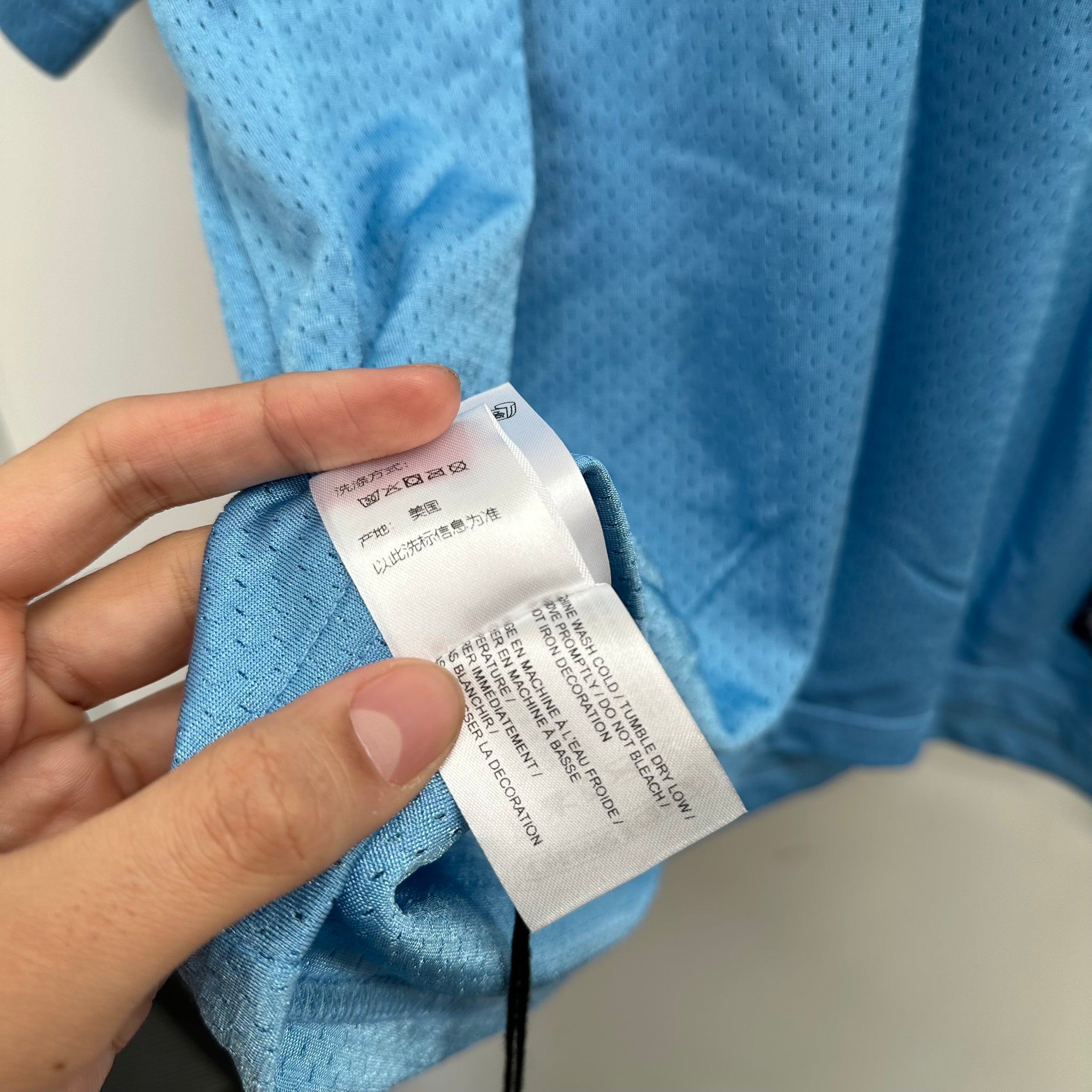 Chrome Hearts Stadium Mesh Blue Tshirt Jersey (Size M)