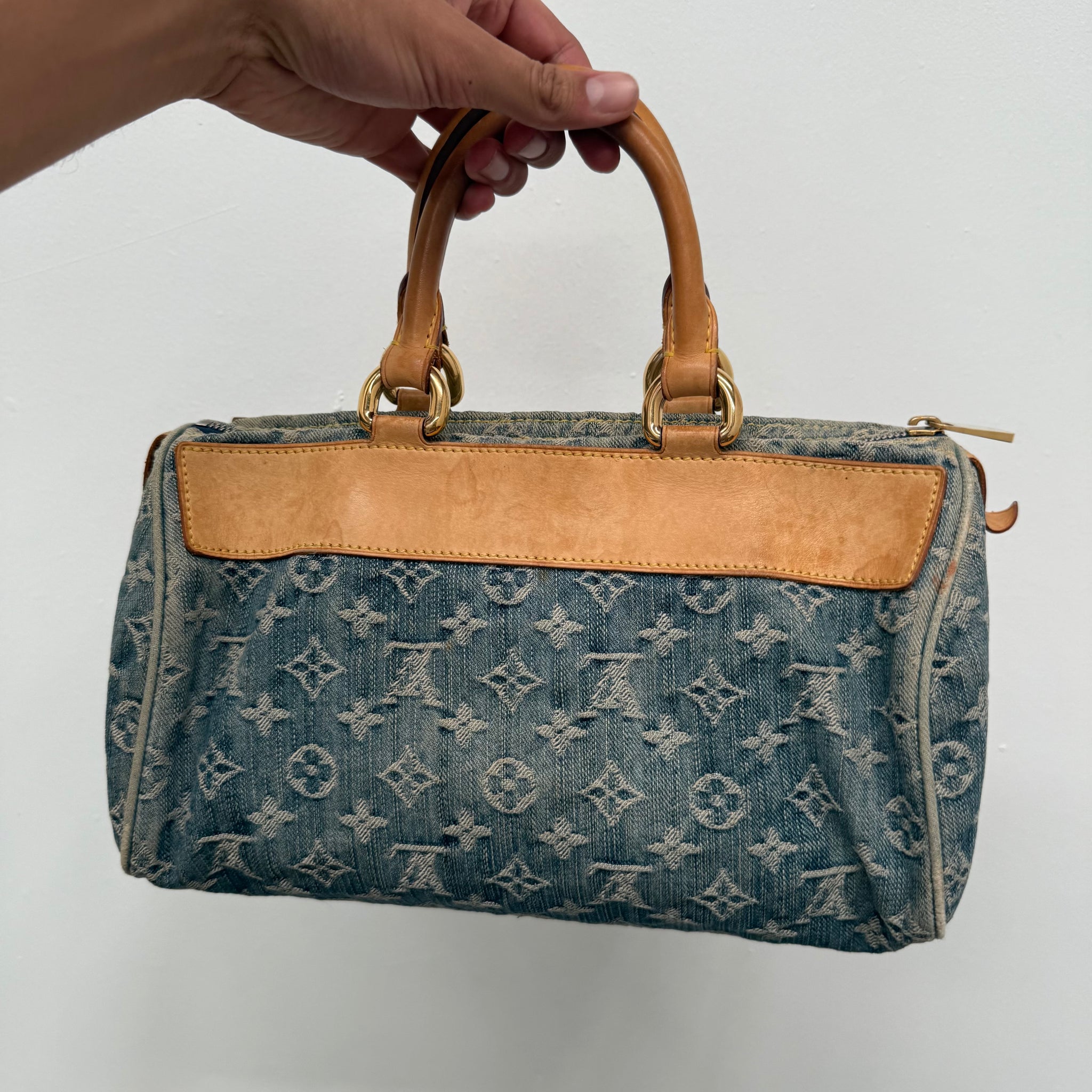 Louis Vuitton Monogram Denim Neo Speedy Blue