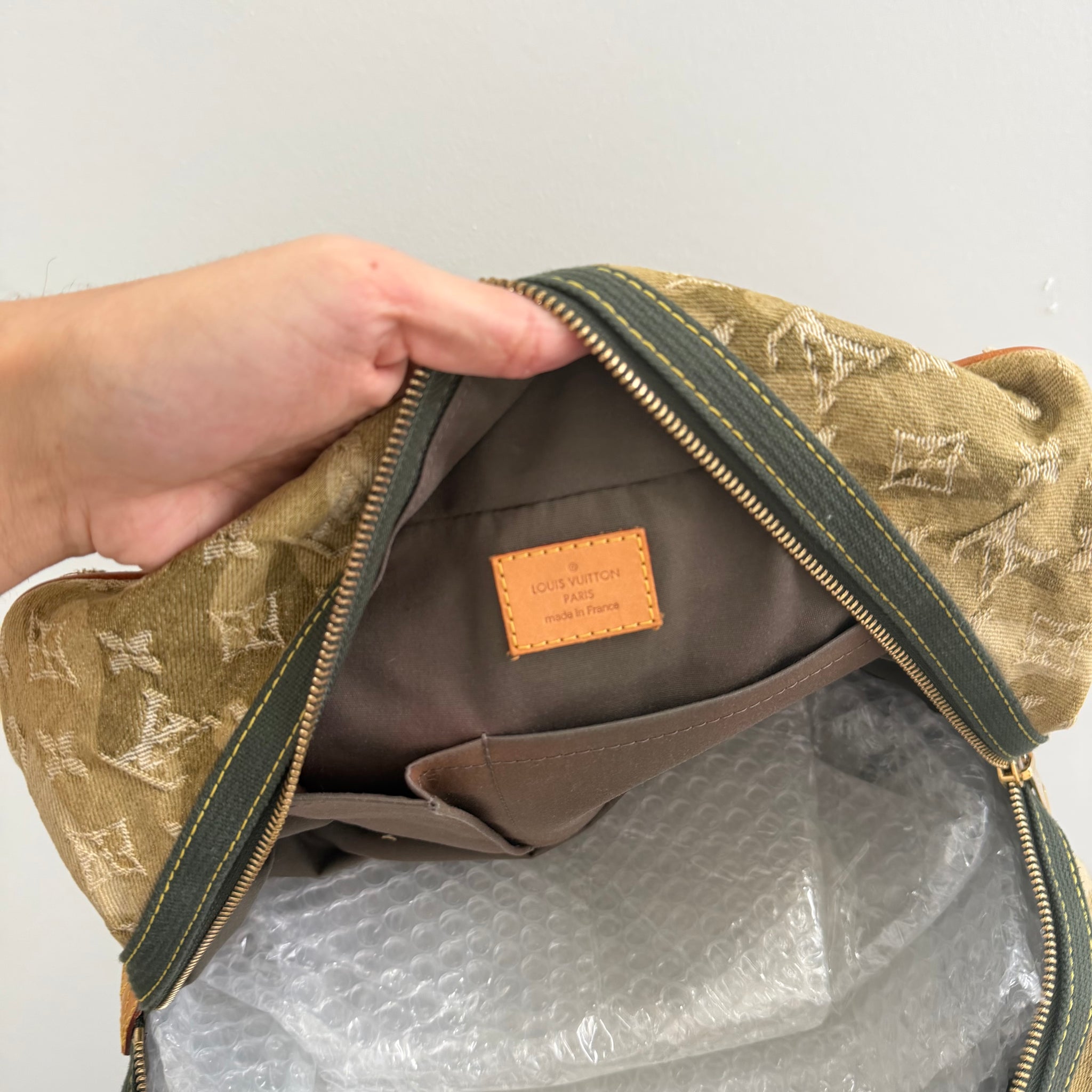 Louis Vuitton Takashi Murakami Denim Monogramouflage Jasmine Shoulder Bag