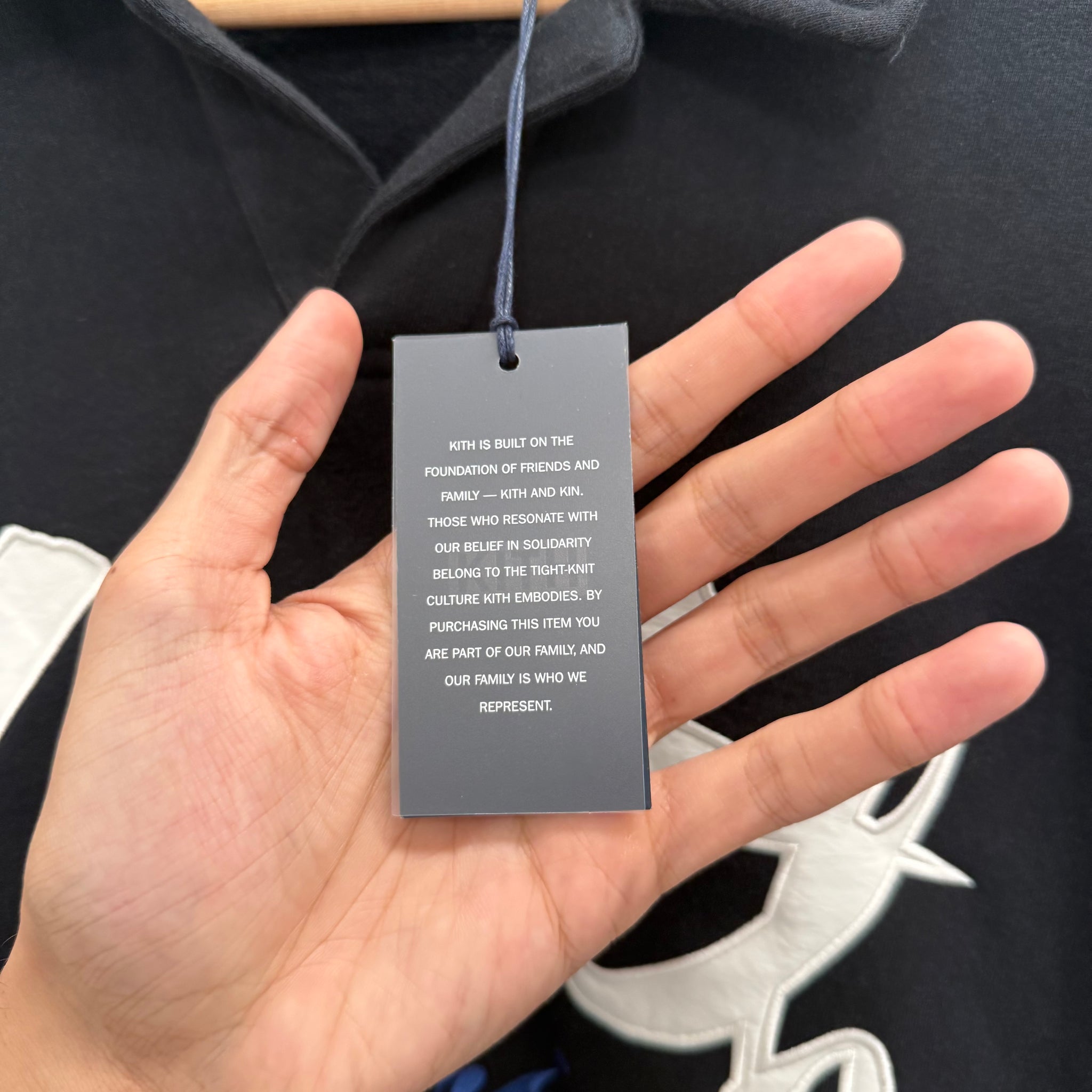 Kith Paris Exclusive Script Nelson Rugby Crew Black (Size L)