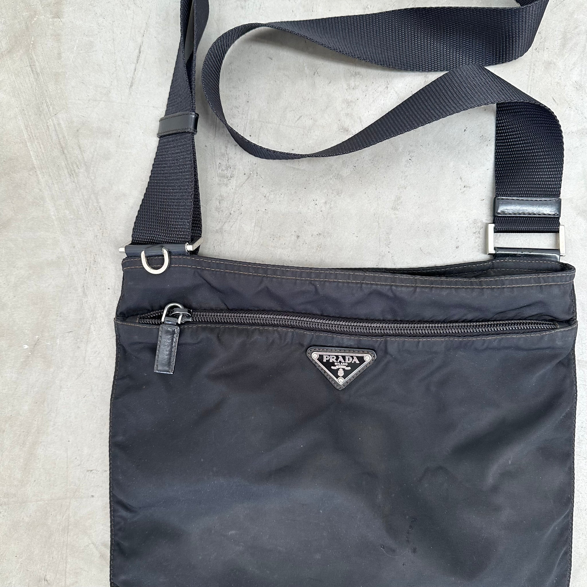 Prada Black Crossbody Messenger Bag