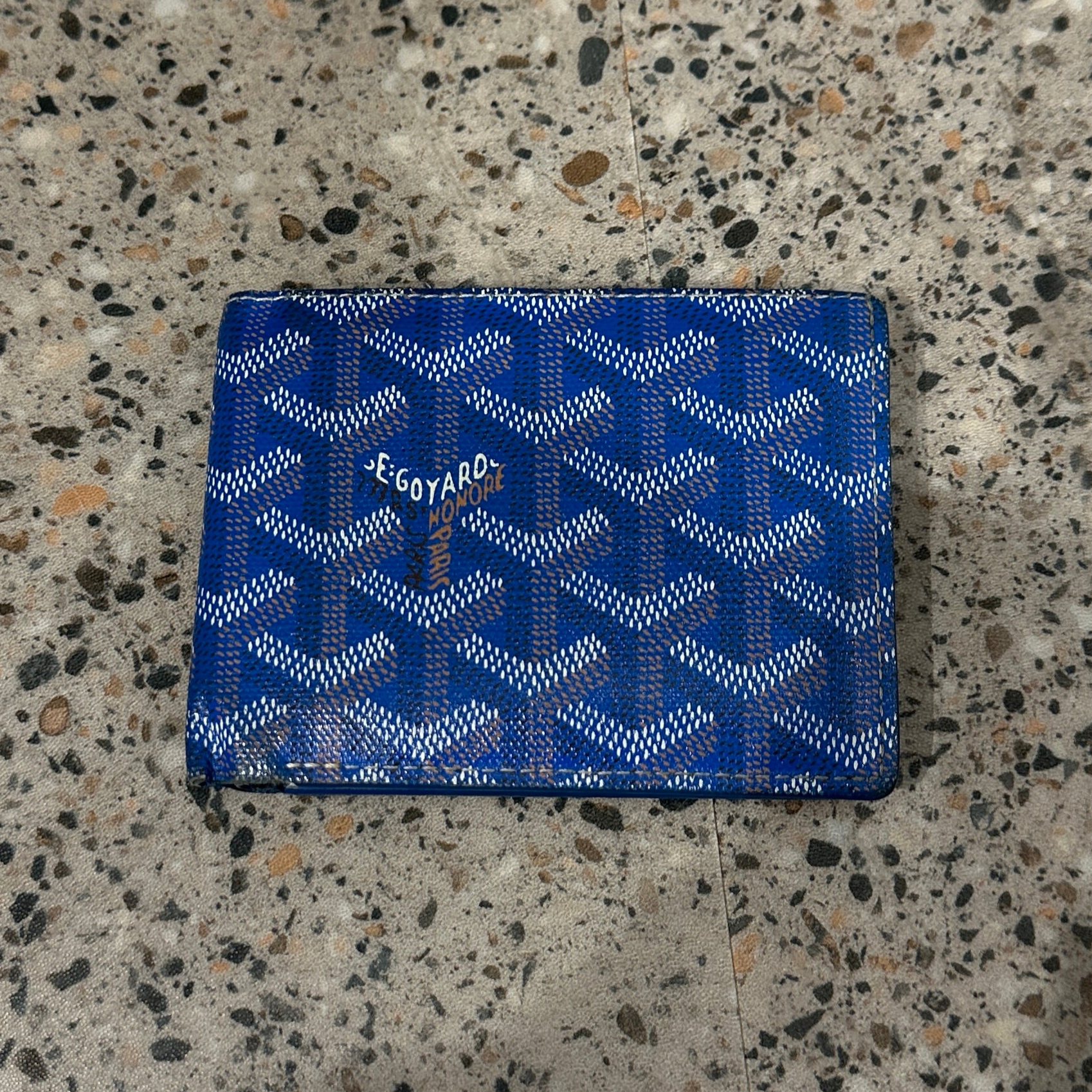 Goyard Victorie Wallet Blue