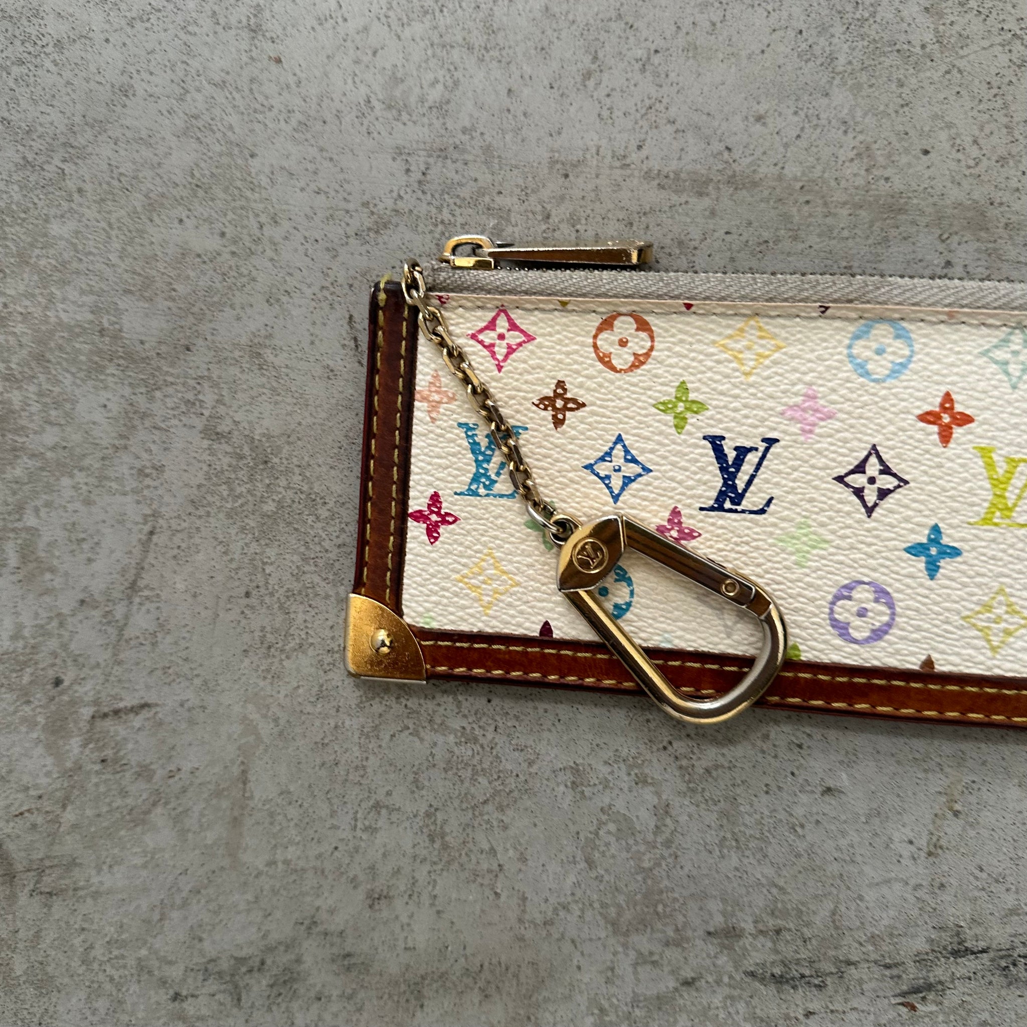 Louis Vuitton Takashi Murakami Pochette Cles Coin Purse