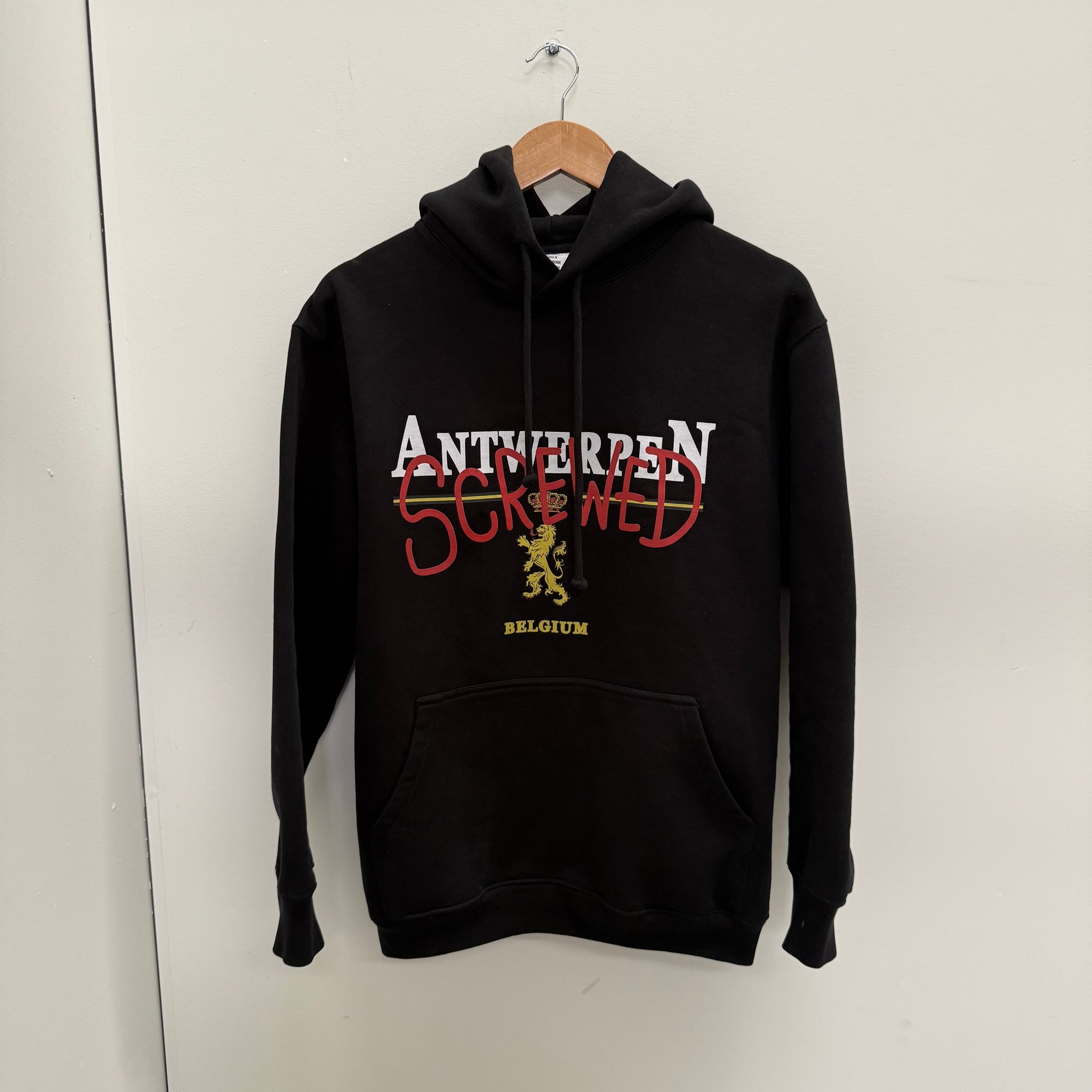 Vetements Antwerp Screwed Popover Hoodie (Size XS)