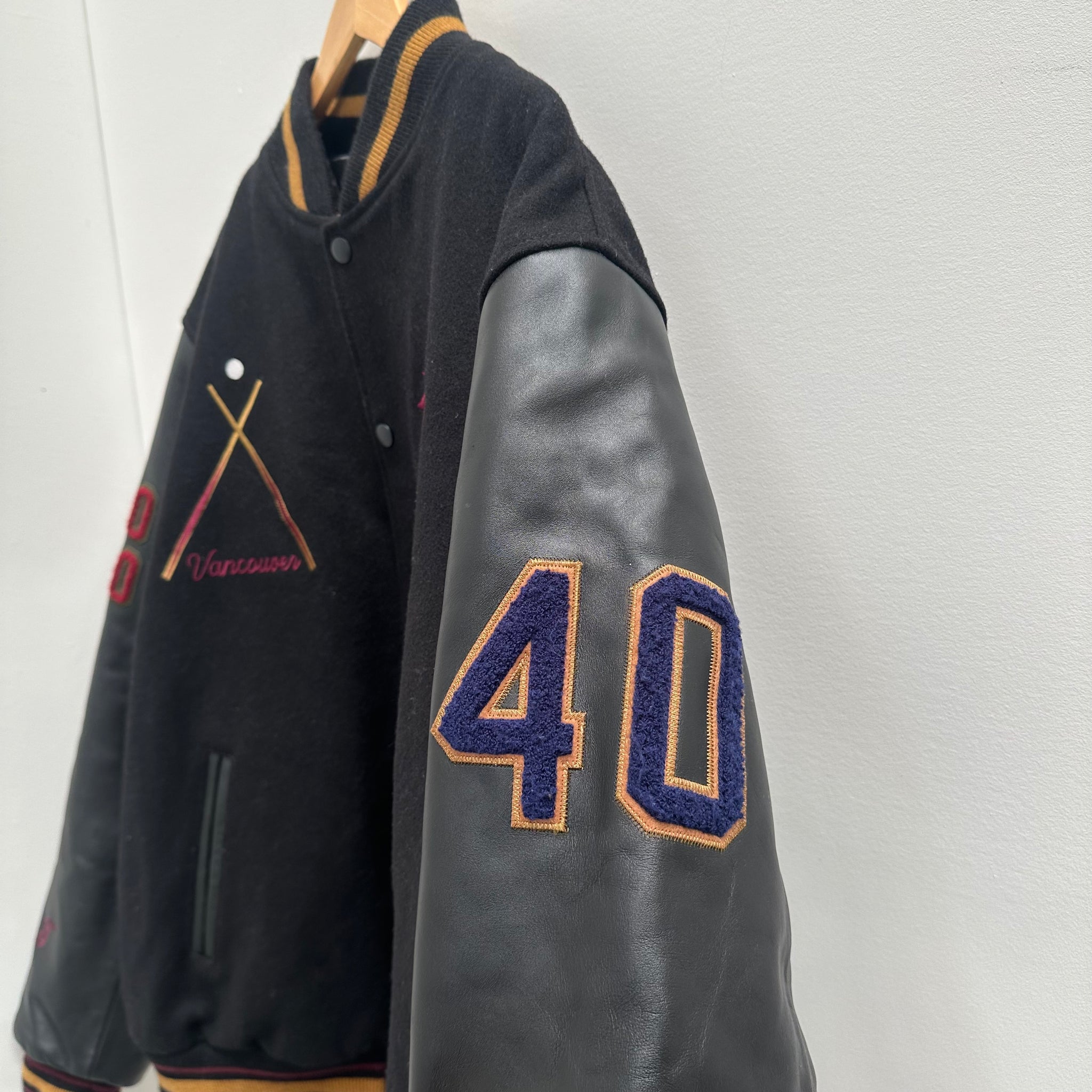 Stussy 40th Anniversary IST 8 Ball Varsity Jacket (Size XXL)