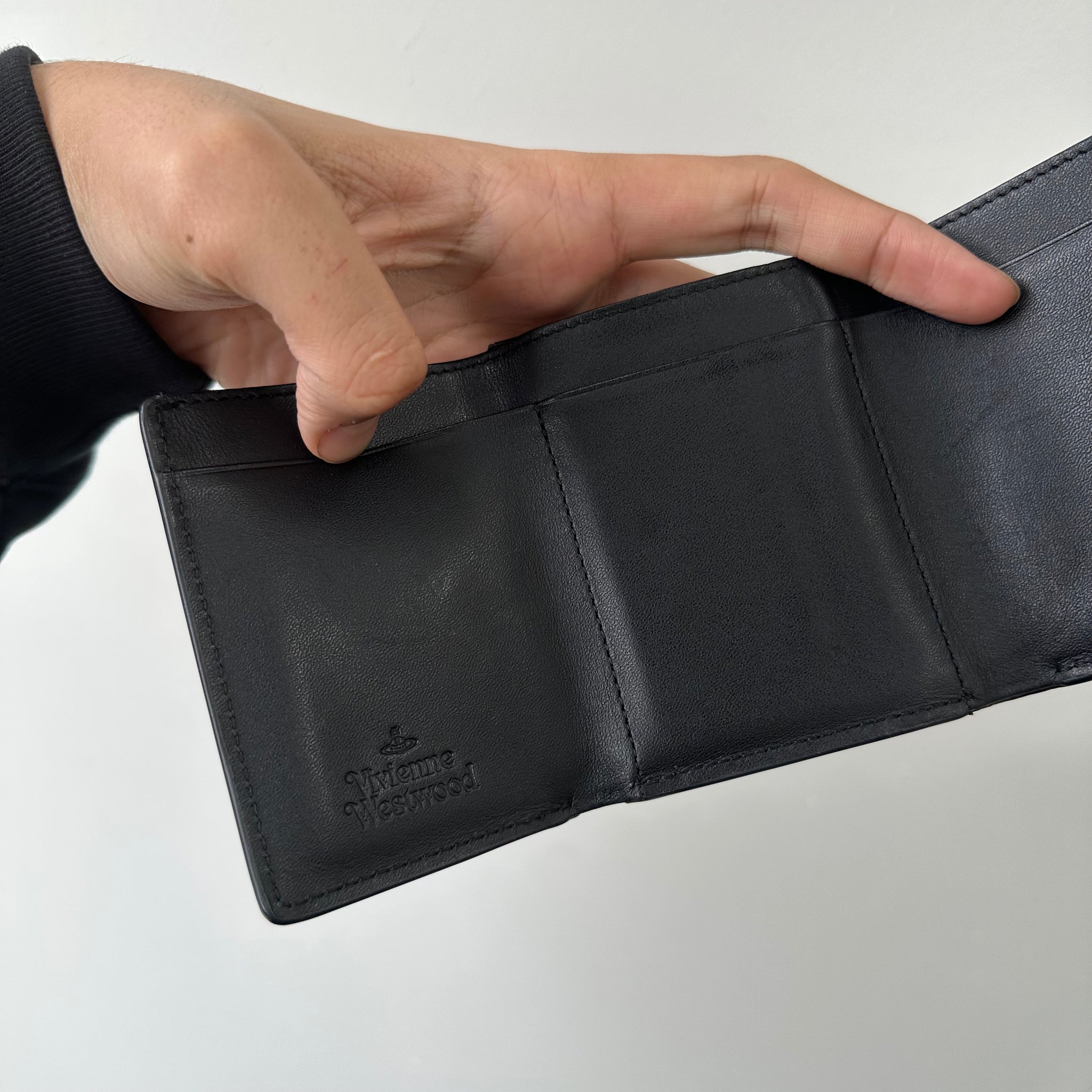 Vivienne Westwood Patent Leather Logo Orb Wallet
