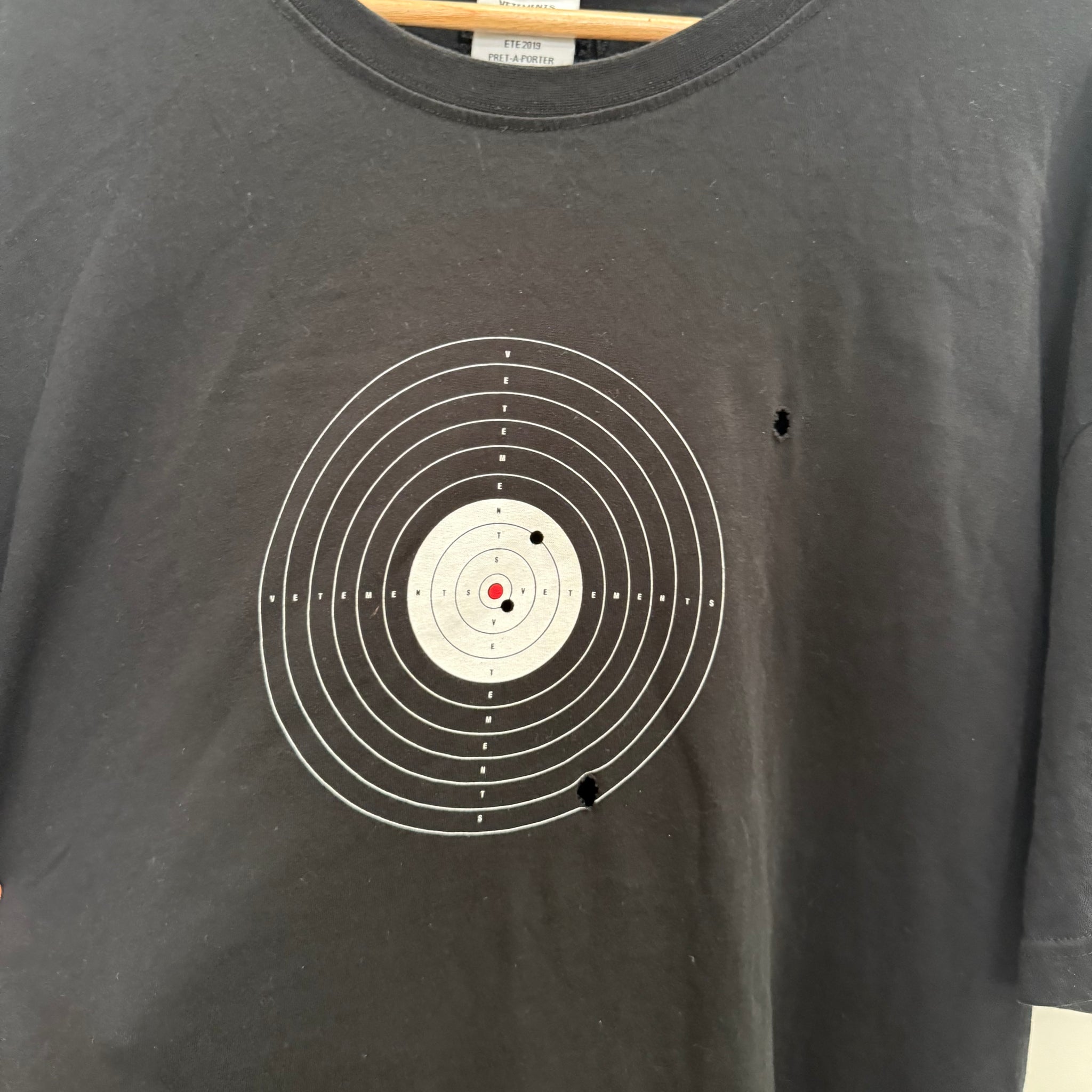 Vetements Target Distressed T-Shirt (Size XL)
