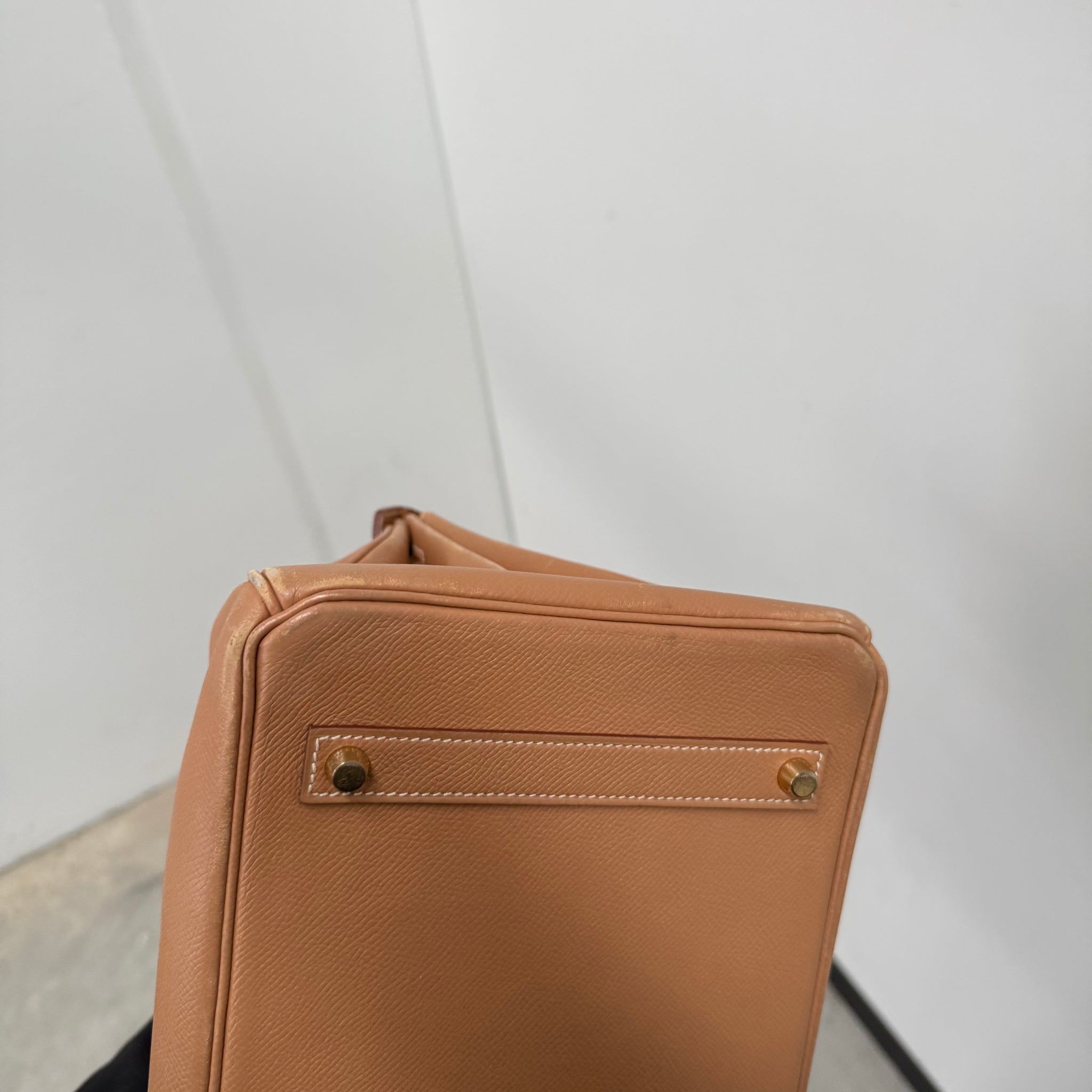 Hermes Birkin 35 Brown Leather Hand Bag