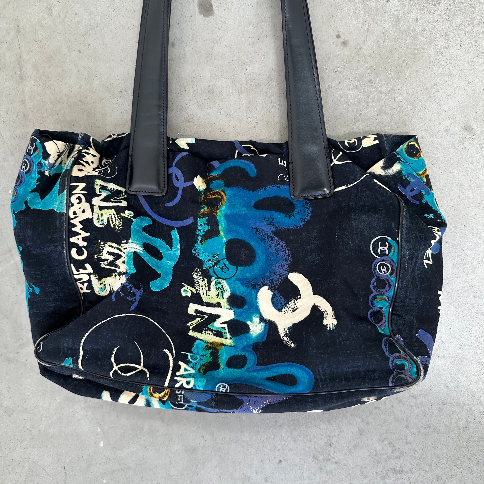 Chanel Travel PM Hawaii Tote Bag Black