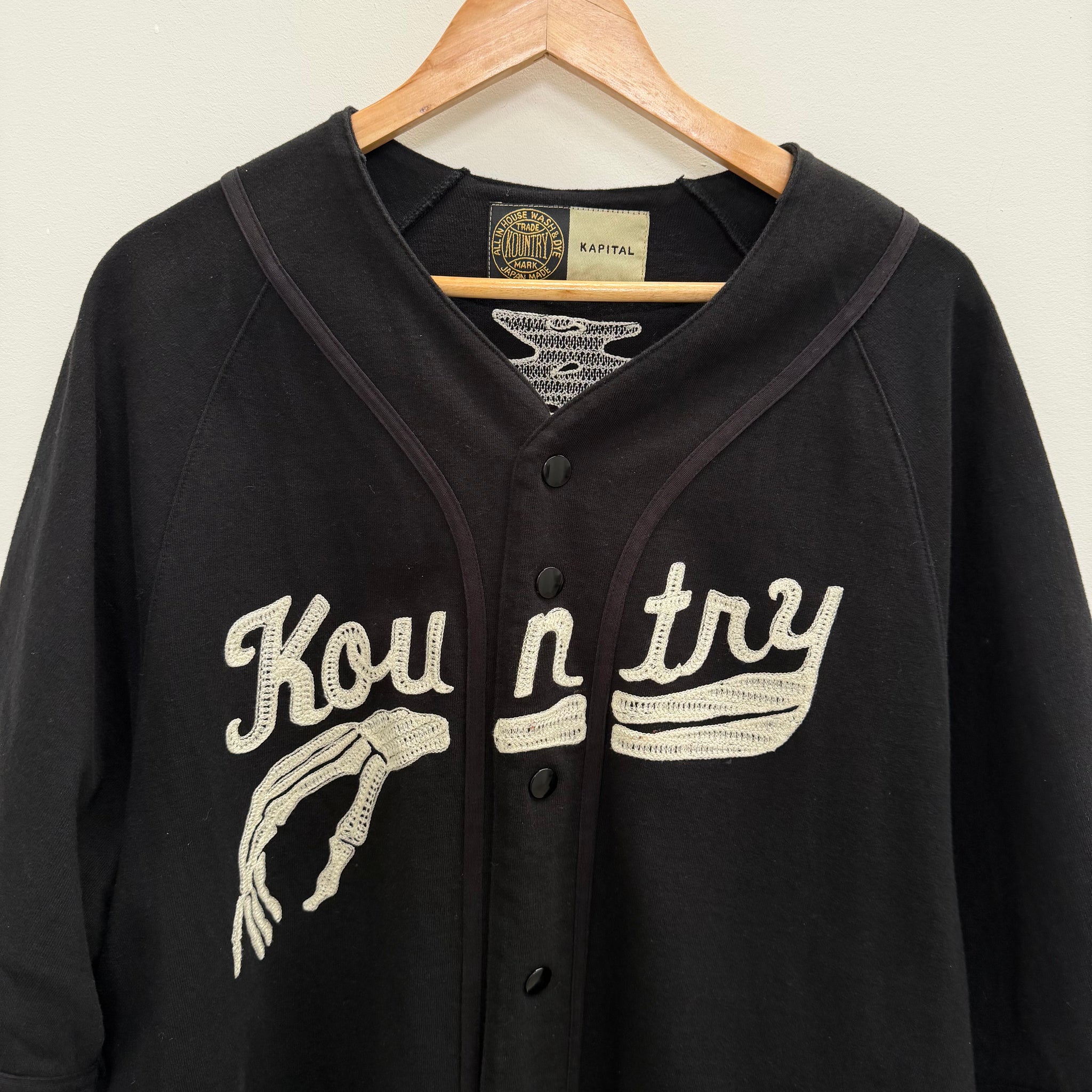 Kapital 16 Densed Jersey Baseball Shirt (fits L-XL)