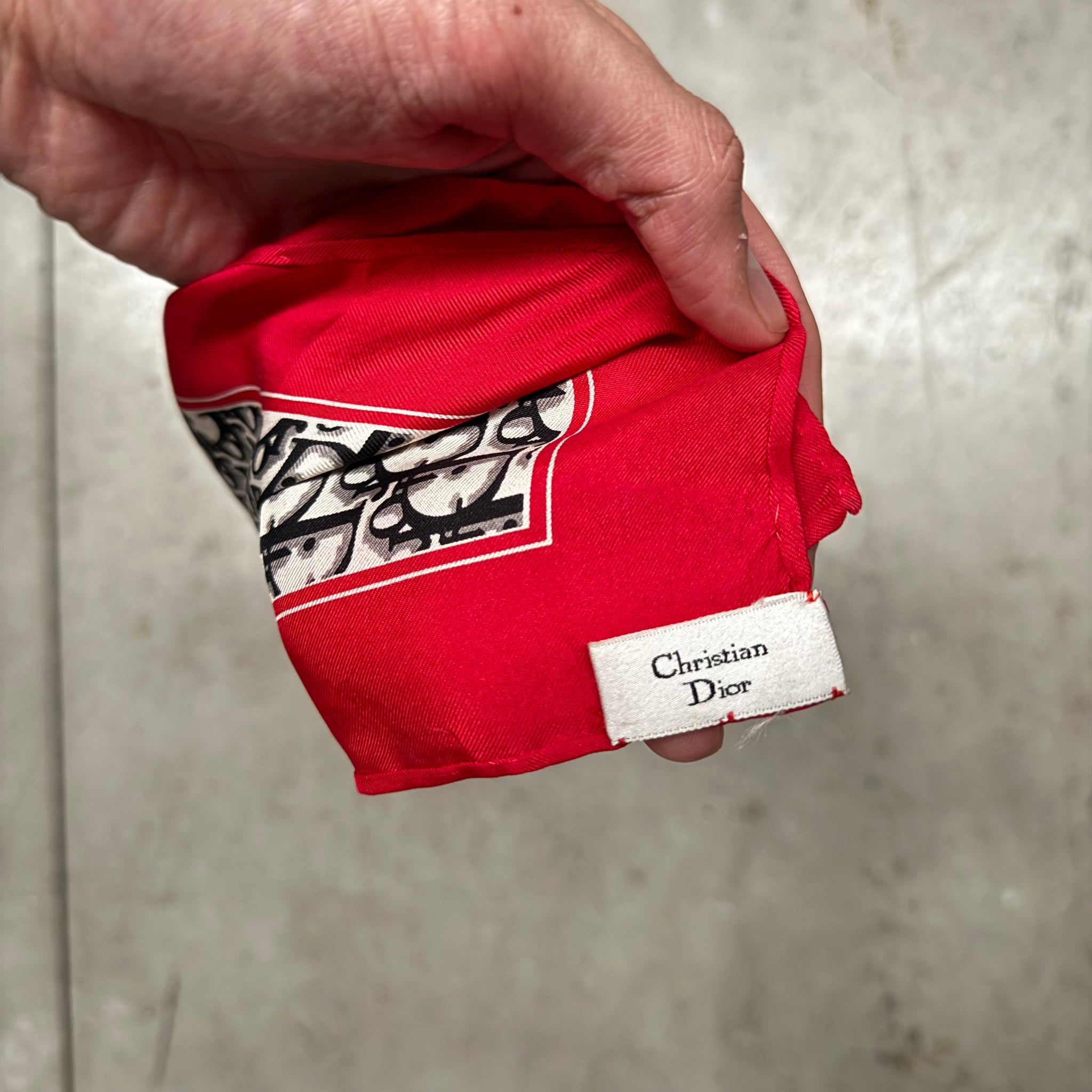 Christian Dior Scarf Black/Red