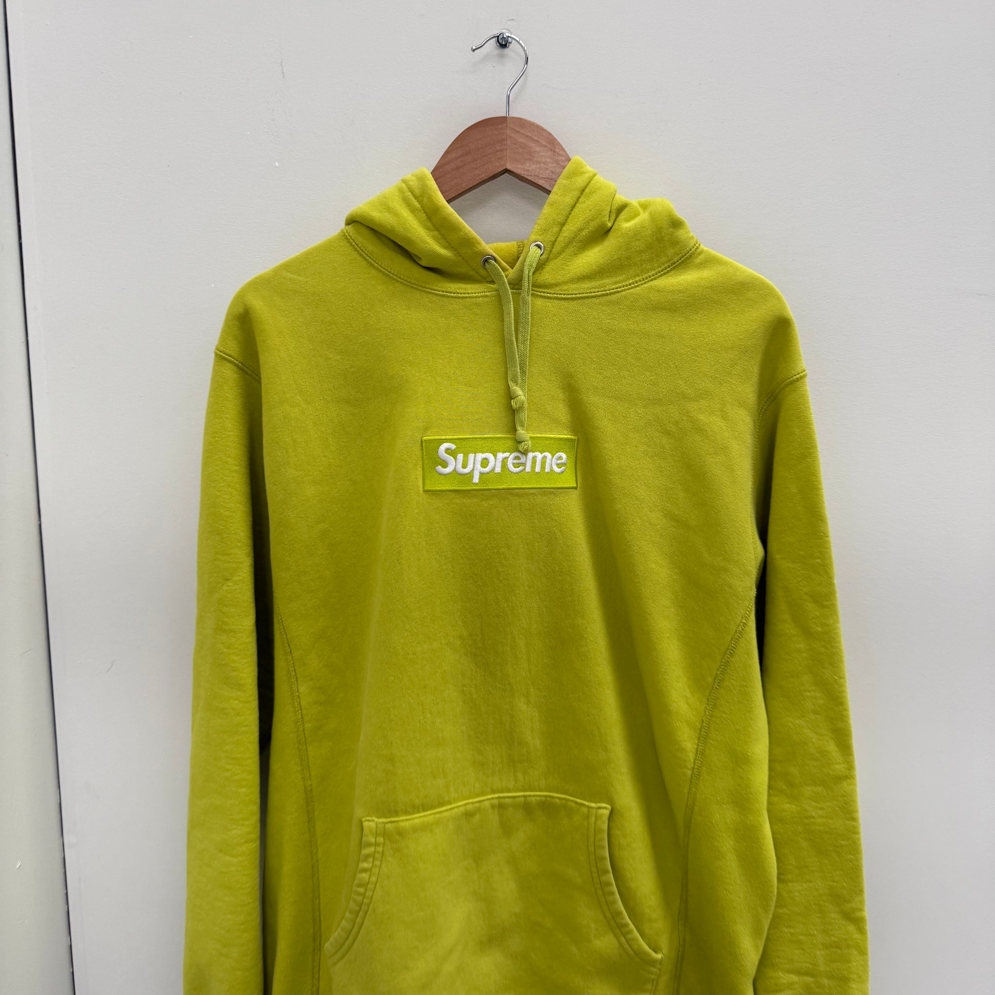 Supreme Acid Green 2012 Box Logo Hoodie (Size XL)