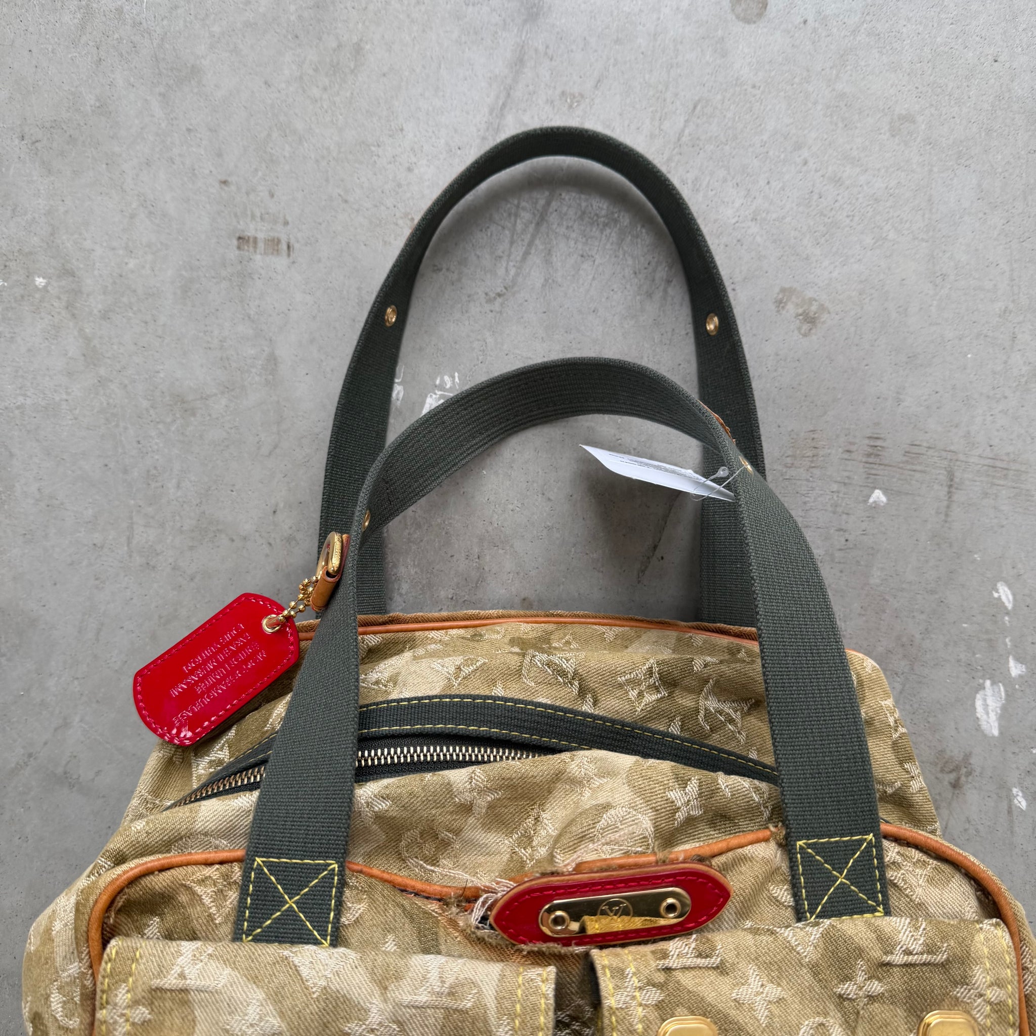 Louis Vuitton Takashi Murakami Denim Monogramouflage Jasmine Shoulder Bag