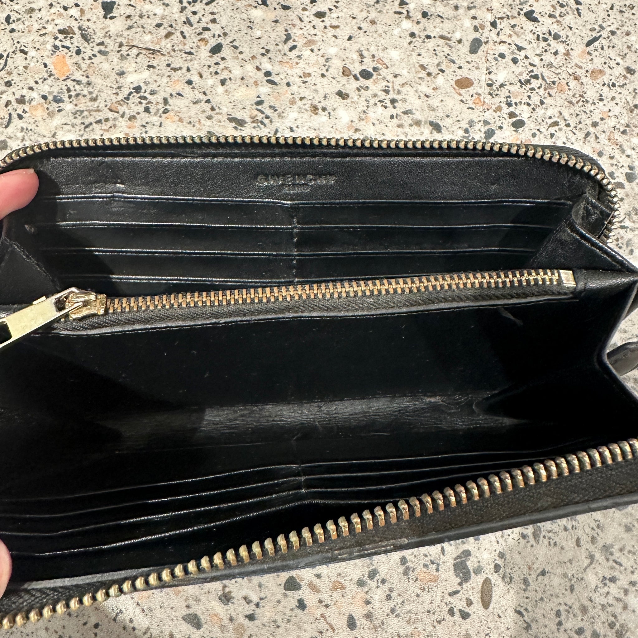 Givenchy Rottweiler Long Wallet Black