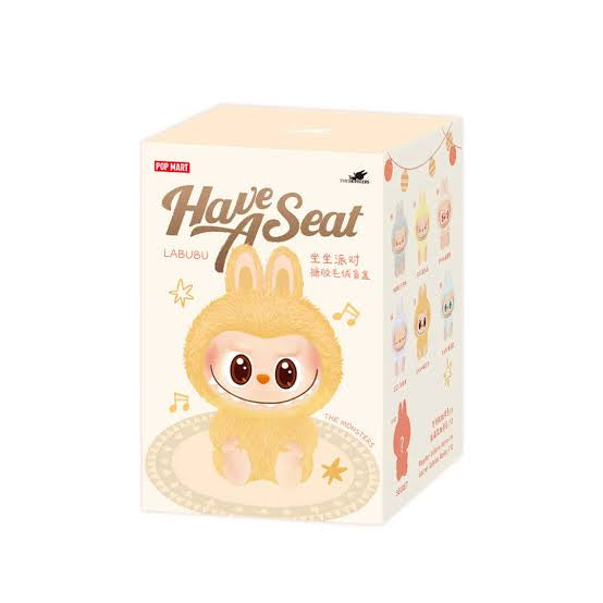 Pop Mart Labubu The Monsters Have a Seat Vinyl Plush (Single Blind Box)