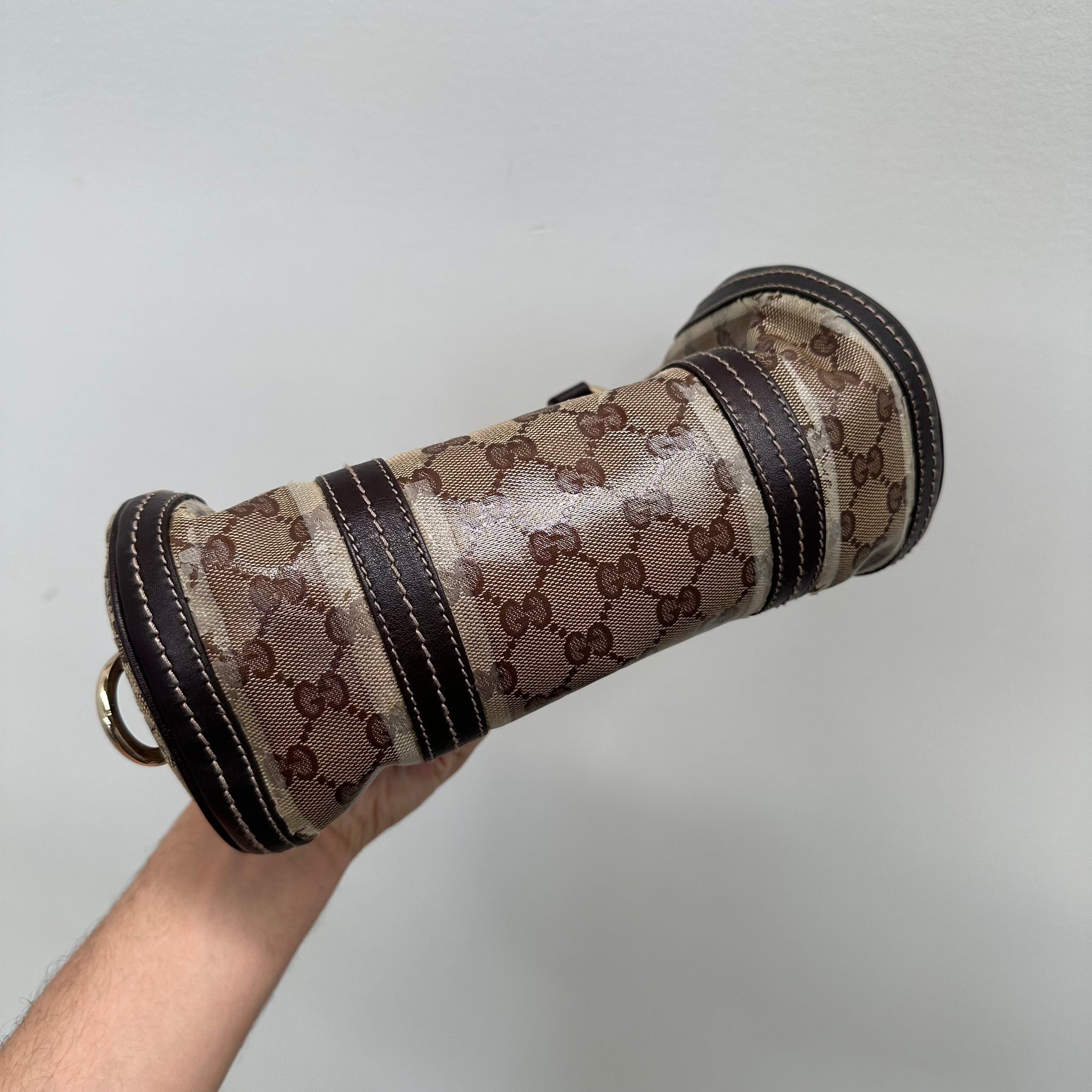 Gucci GG Crystal Beige Hand Bag