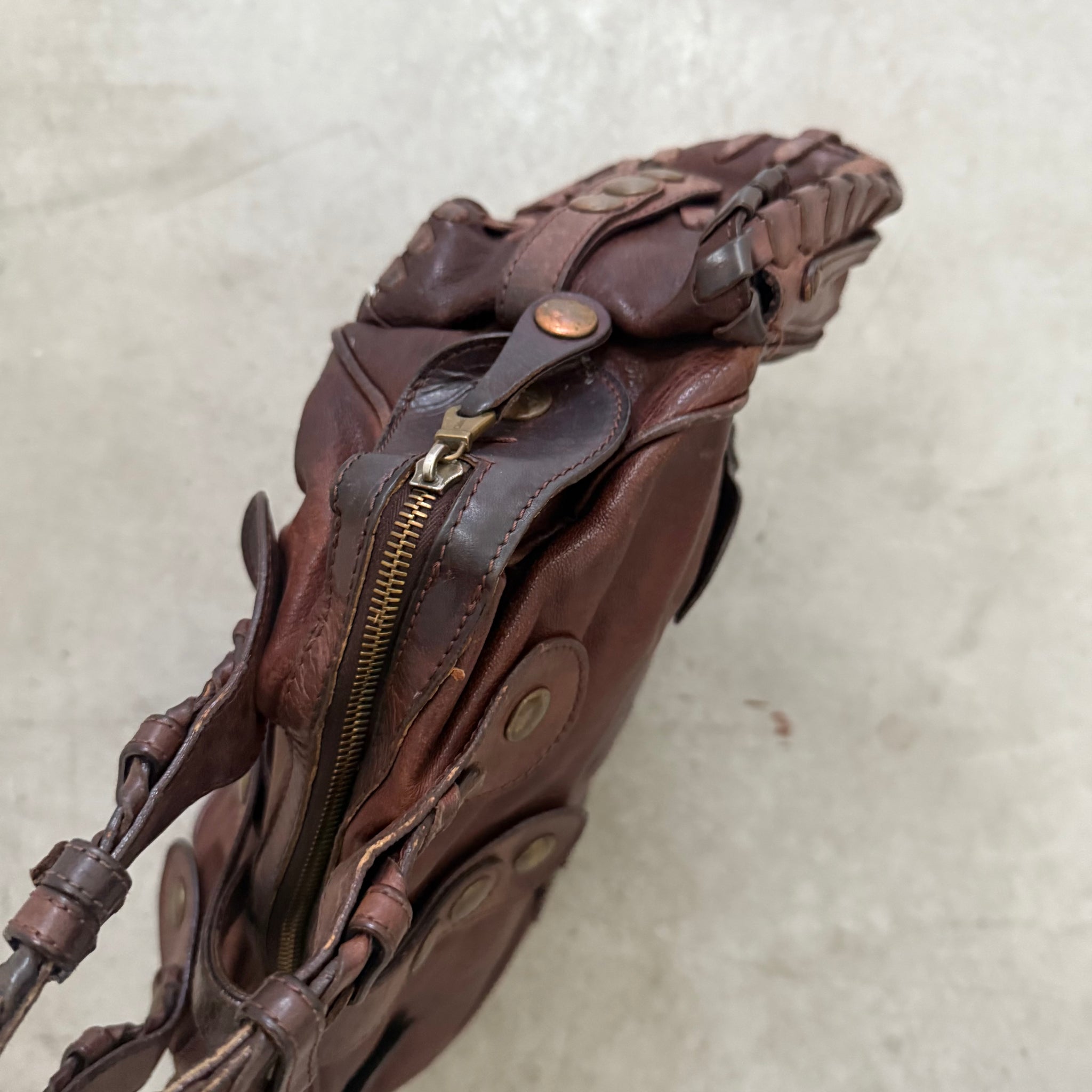 Chloe Silverado Shoulder Bag Brown Leather