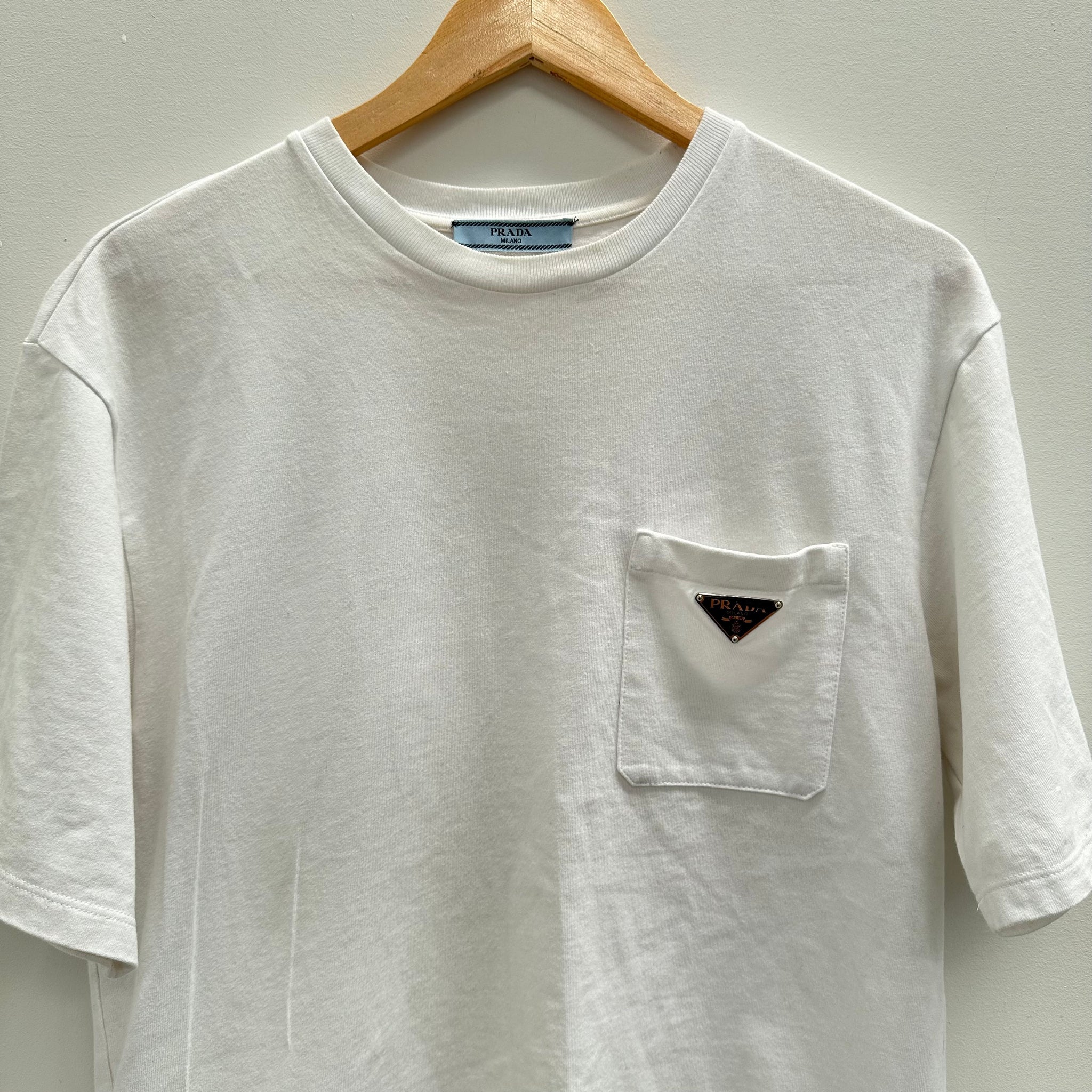 Prada Jersey T-Shirt White (Size XS)
