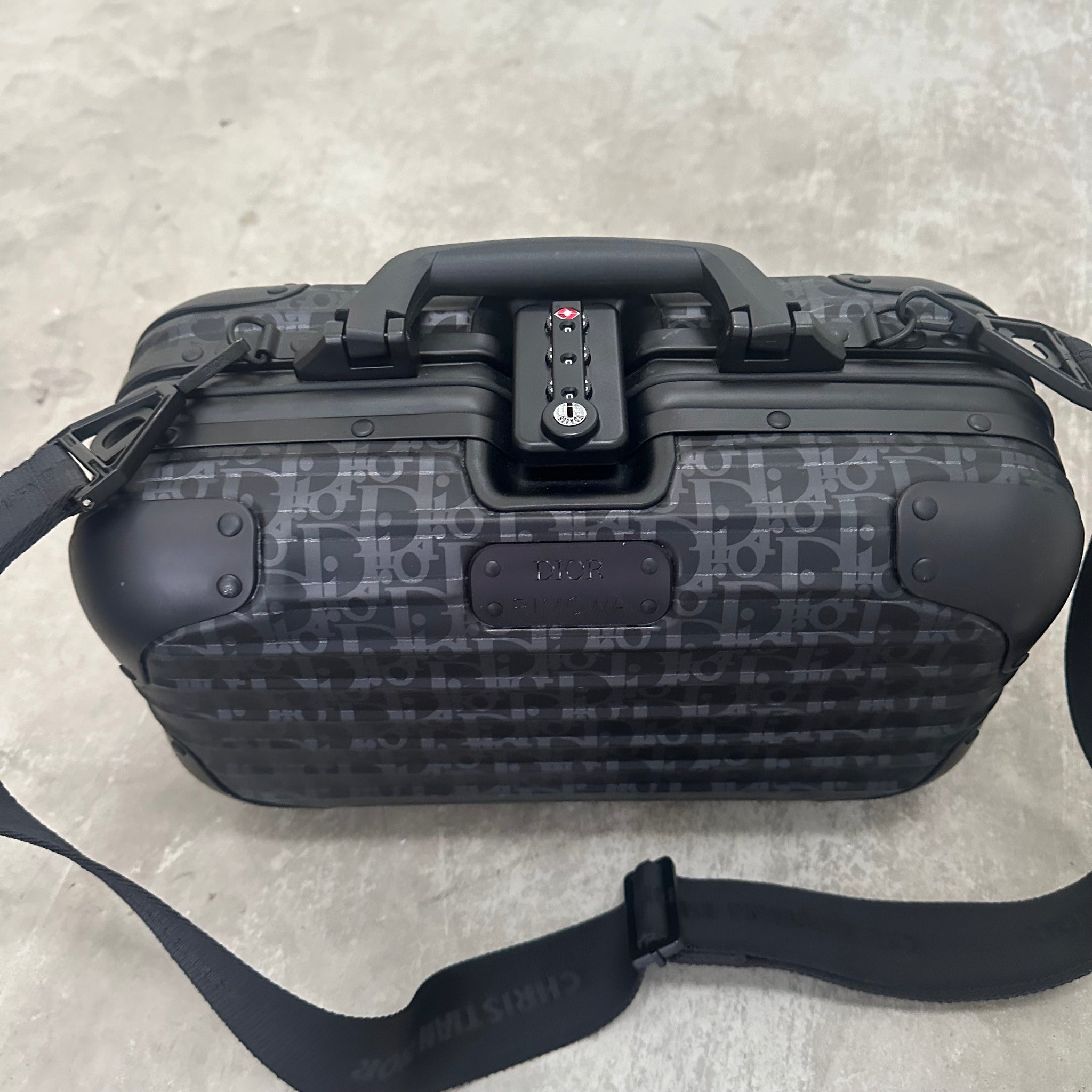 Dior Rimowa Carry On Case Aluminium